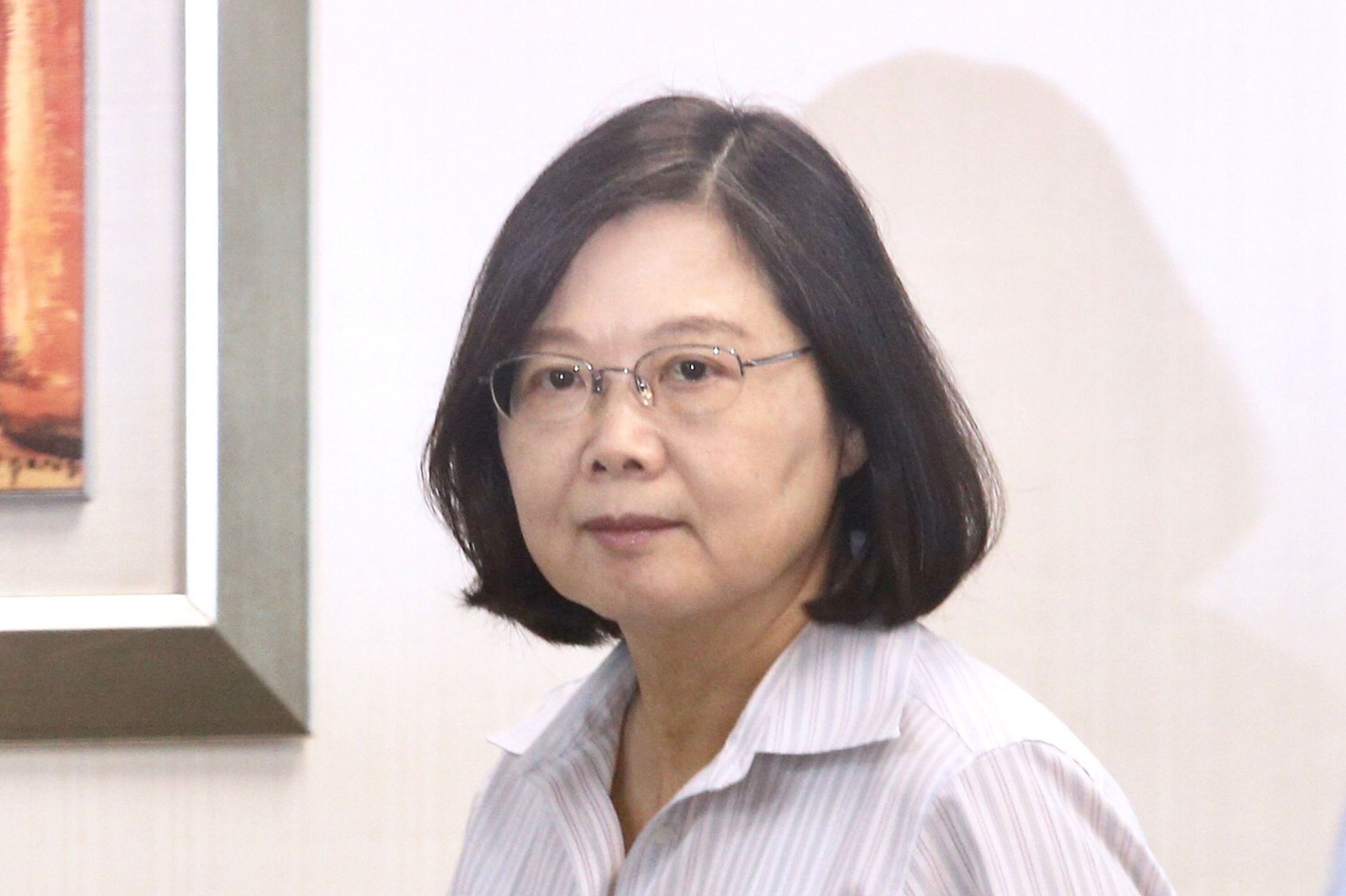 台灣總統蔡英文表示，如果港版國安法對台灣造成傷害，或有不合理的現象時，會考慮反制措施。（中央社）