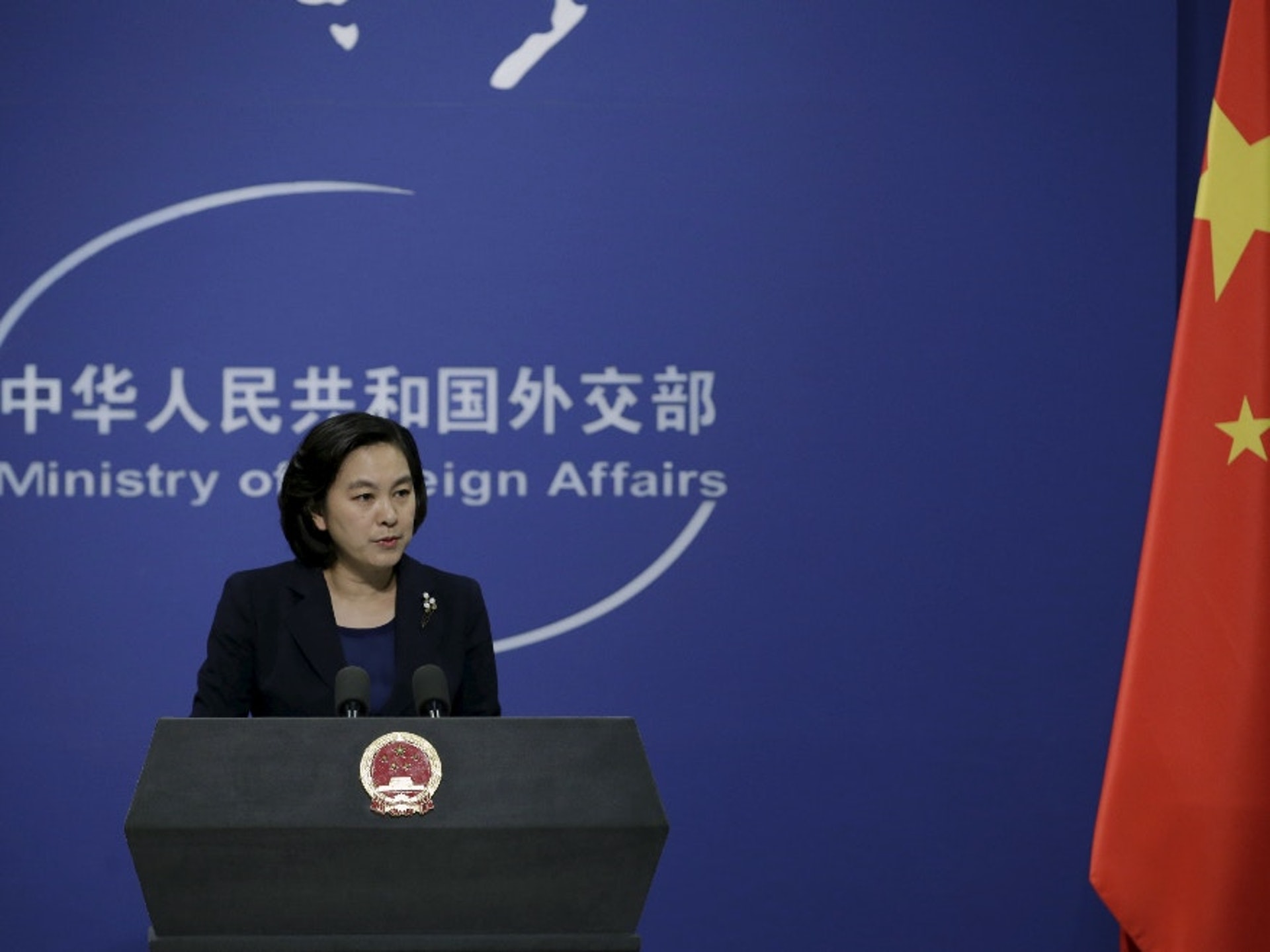 華春瑩早前表示,中國相關企業加緊生產,目的就是要為其他國家抗擊疫情提供物資保障。(路透社) 華春瑩早前表示,中國相關企業加緊生產,目的就是要為其他國家抗擊疫情提供物資保障。(路透社)