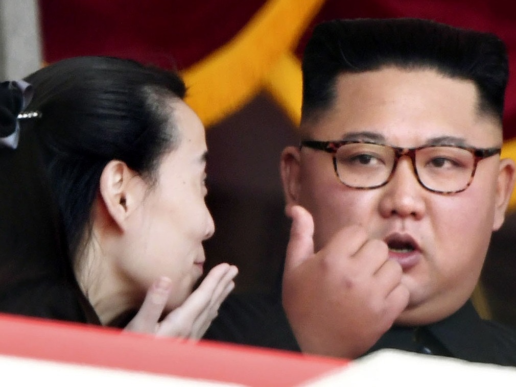 金與正（左）是金正恩最信任的人之一。（Getty）