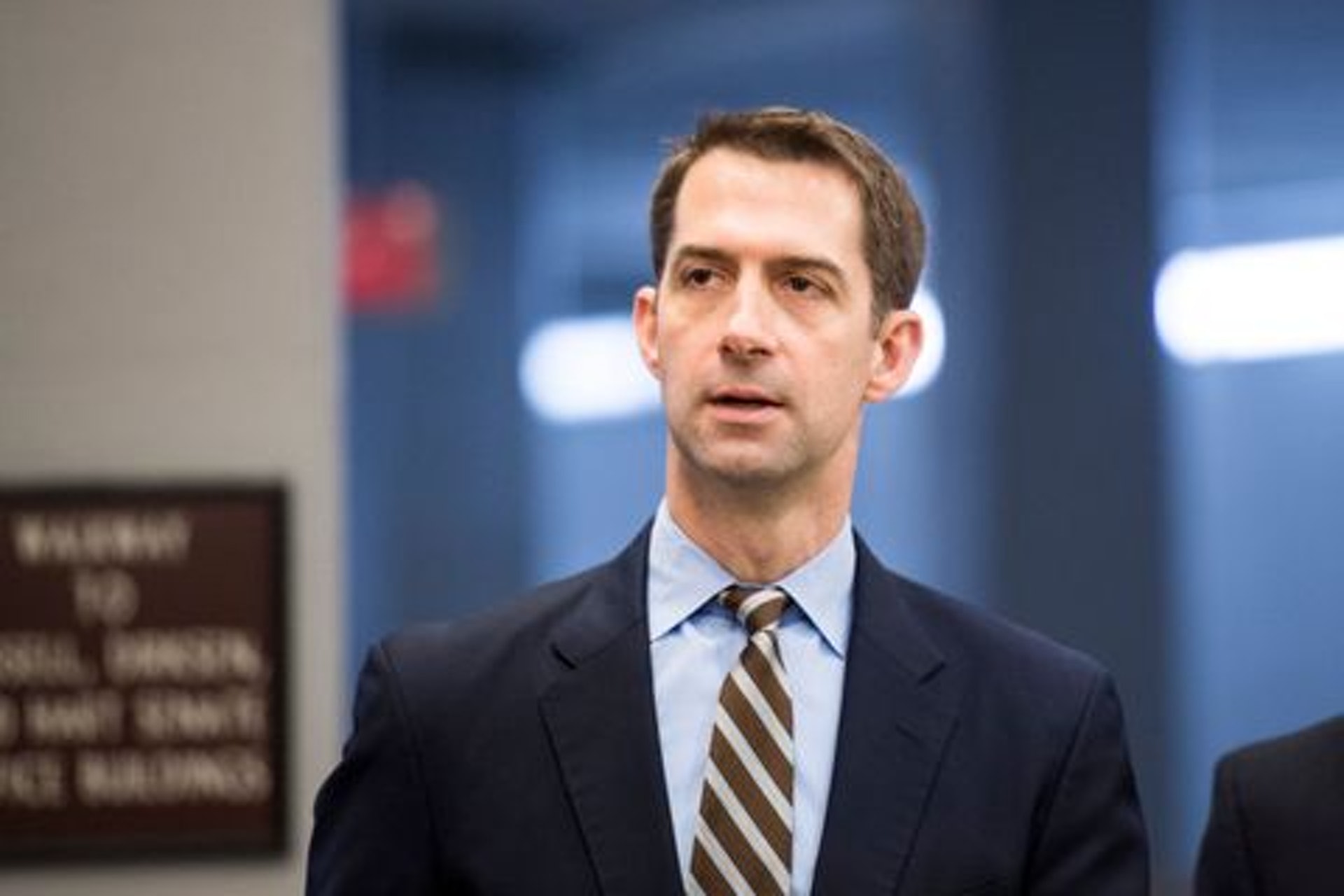 美國共和黨參議員科頓(Tom Cotton)。(網絡圖片) 美國共和黨參議員科頓(Tom Cotton)。(網絡圖片)