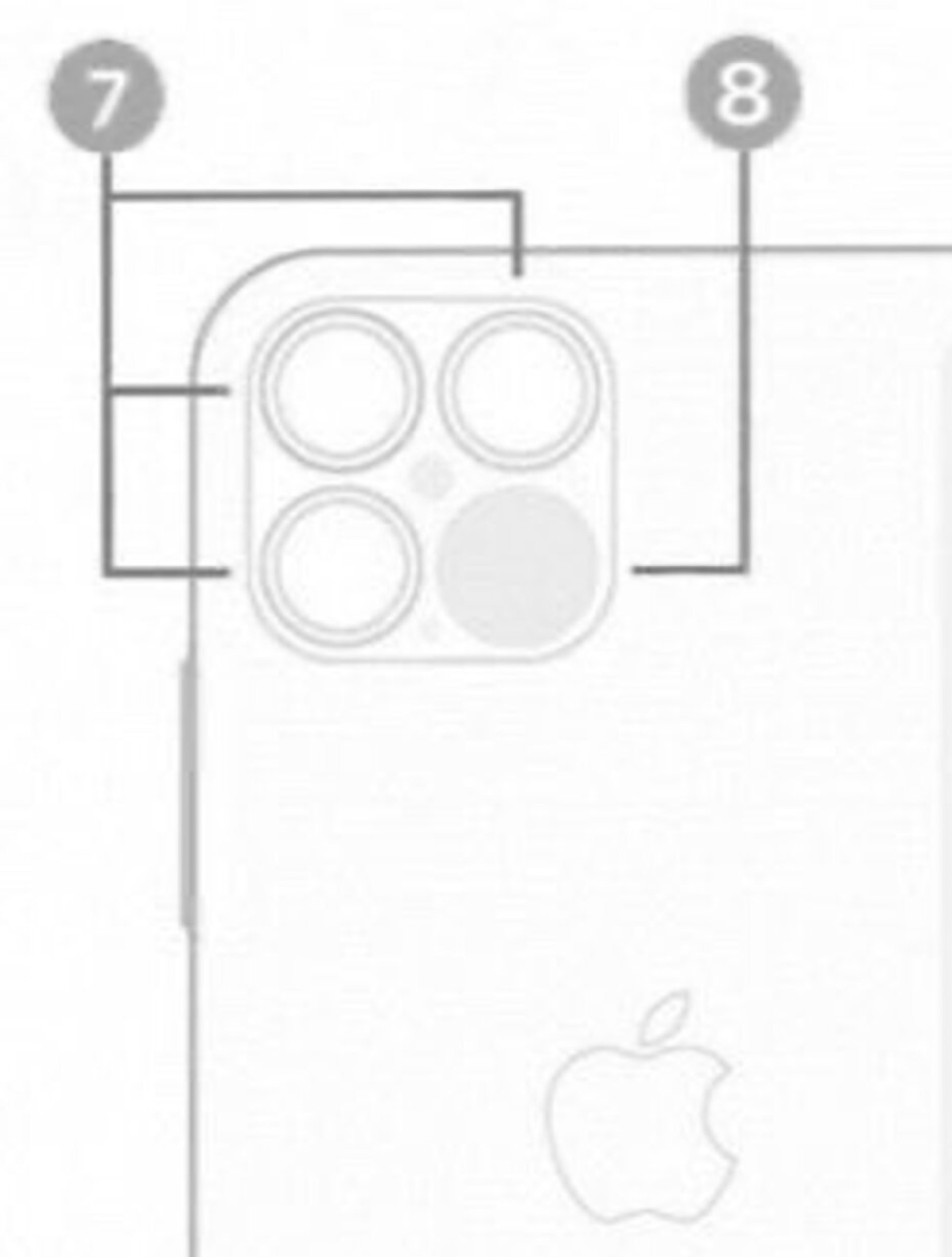 從 conceptsiphone 在其 IG 帳號上發表的圖片中所見,此新 iPhone 擁有比 iPhone 11 Pro、Pro Max 多一個鏡頭孔,據說右下角新加入的孔洞為預留給 LiDAR 光學雷達的位置(圖 conceptsiphone ) 從 conceptsiphone 在其 IG 帳號上發表的圖片中所見,此新 iPhone 擁有比 iPhone 11 Pro、Pro Max 多一個鏡頭孔,據說右下角新加入的孔洞為預留給 LiDAR 光學雷達的位置(圖 conceptsiphone )