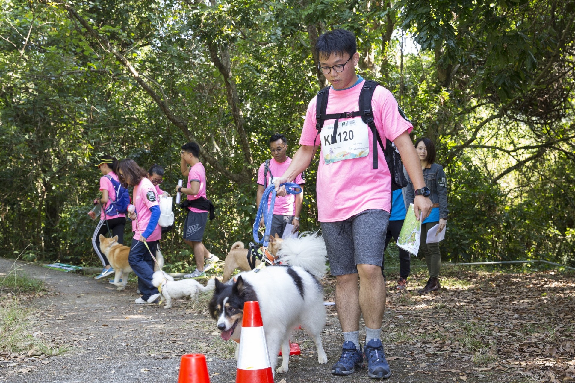 主人需要帶狗完成指定測試。(相片由NPV提供) 主人需要帶狗完成指定測試。(相片由NPV提供)