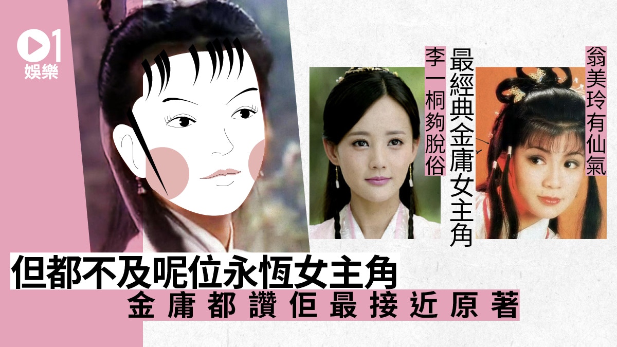 【金庸逝世】歷年小龍女李若彤只居第二　首位連金庸都激讚　　