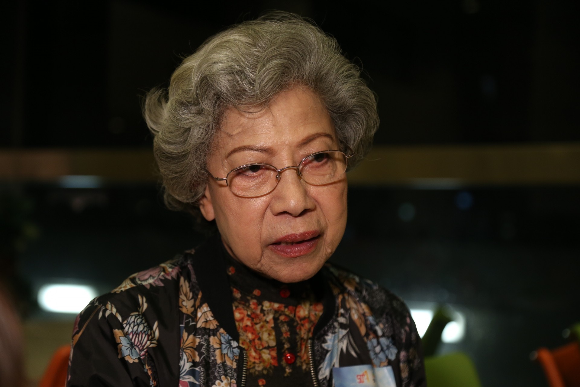 羅蘭姐曾兩度出演金庸的改編電視劇《神雕俠侶》，飾演裘千尺。（黃國立攝）