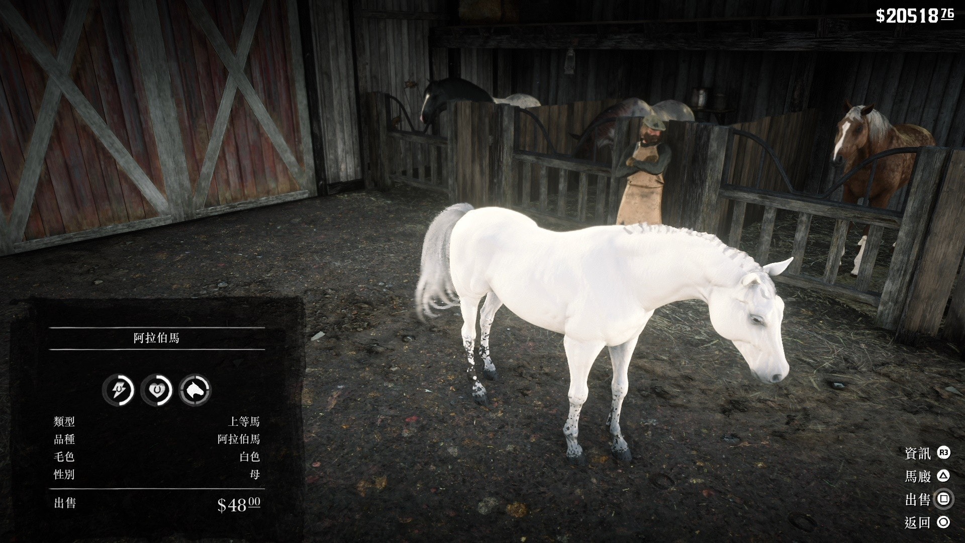 Red Dead Redemption 2碧血狂殺2取最強3大阿拉伯馬 Red Dead Redemption 2碧血狂殺2取最強3大阿拉伯馬