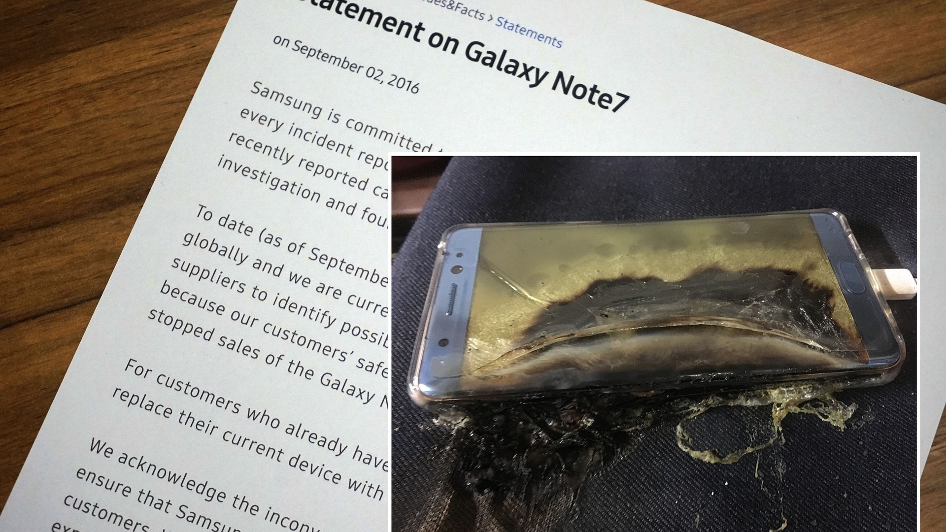 Note7爆炸:三星宣布停賣 港不受影響 全球發生35宗事故 Note7爆炸:三星宣布停賣 港不受影響 全球發生35宗事故
