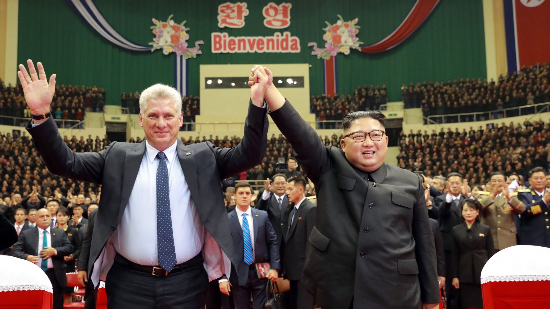古巴領袖迪亞斯卡內爾訪朝鮮晤金正恩 古巴領袖迪亞斯卡內爾訪朝鮮晤金正恩