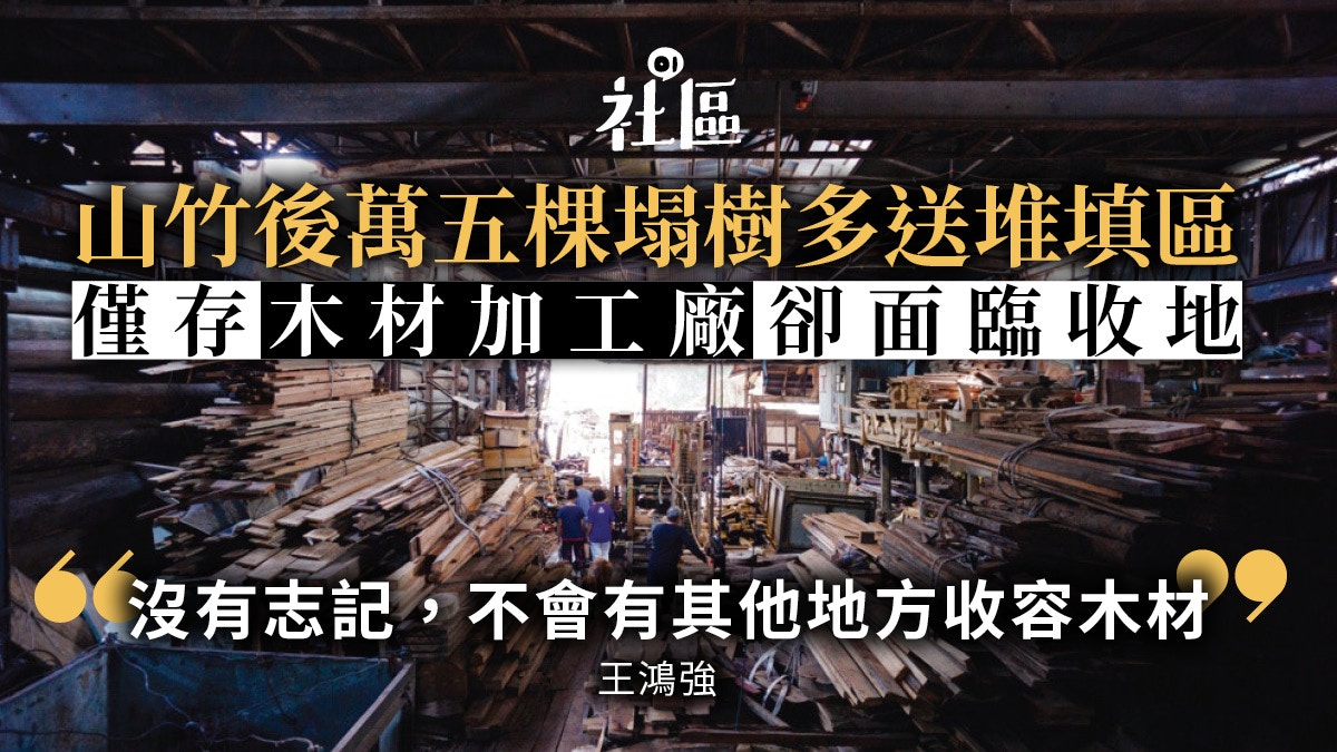 【木廠故事．下】木回收廠瀕拆　颱風後無處救木