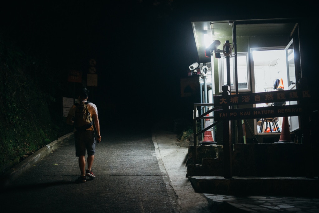 阿泰有段時間每夜去行山。「夜晚山上很涼爽，就算夏天辛苦點，我也不怕蚊。」
