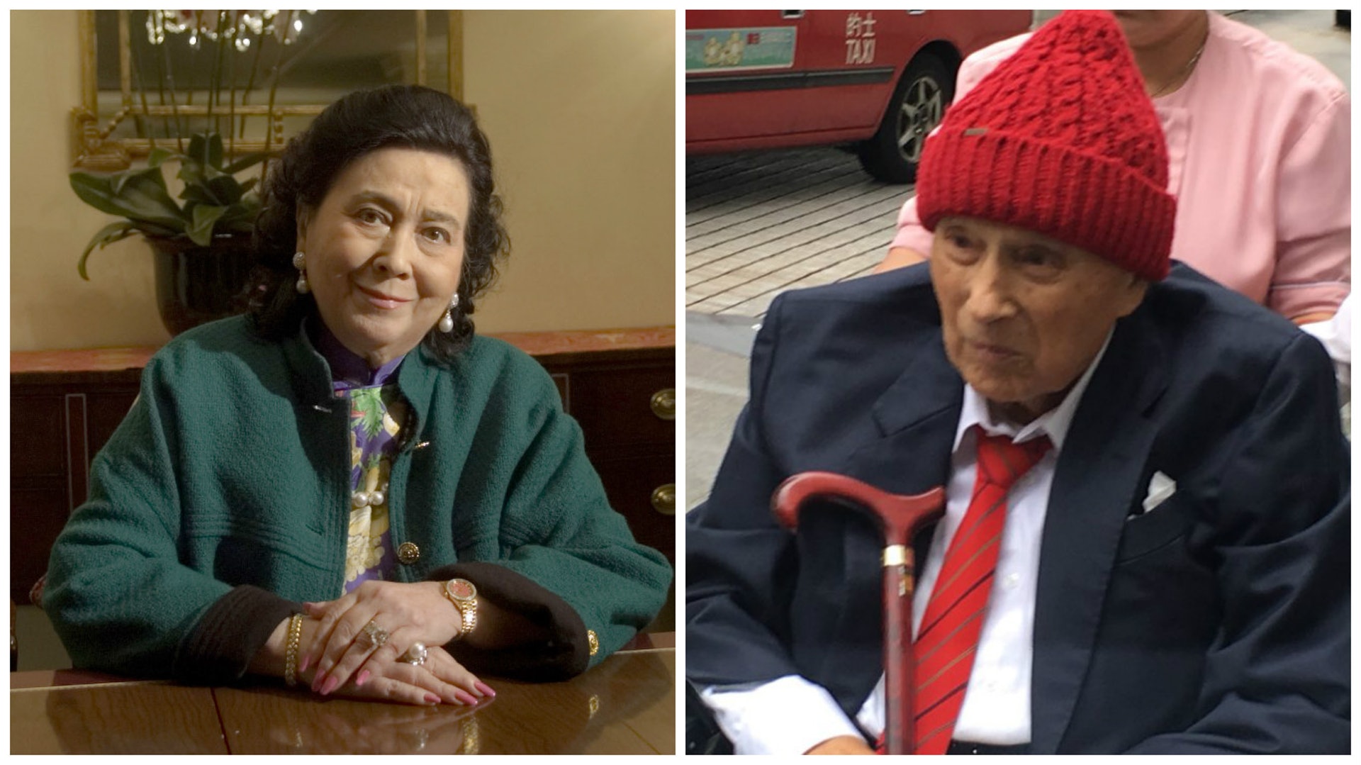 何鴻章(右)向十姑娘何婉琪(左)追50年前舊債敗訴。(資料圖片) 何鴻章(右)向十姑娘何婉琪(左)追50年前舊債敗訴。(資料圖片)