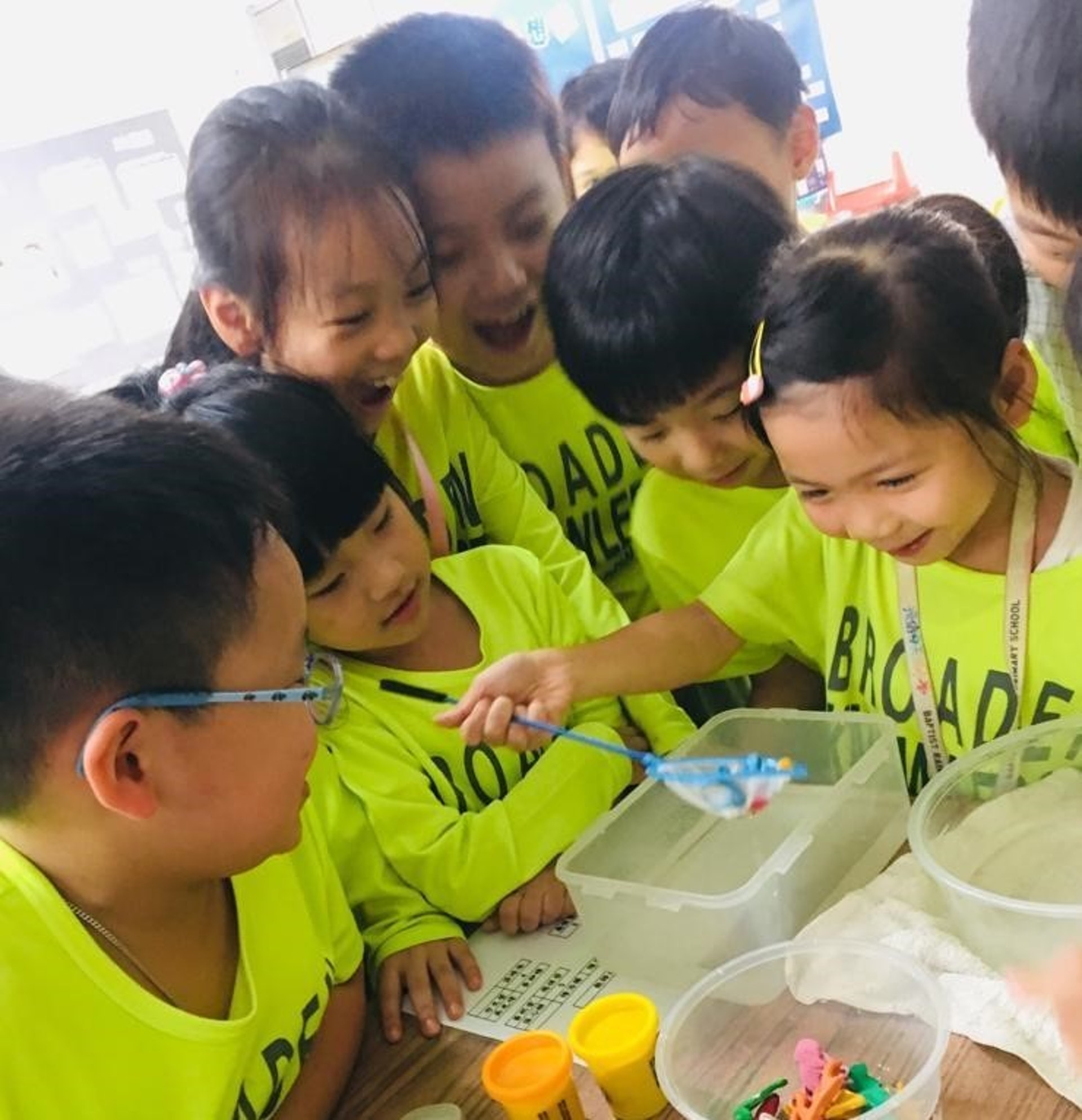 魚漁得水。(浸信會天虹小學圖片) 魚漁得水。(浸信會天虹小學圖片)