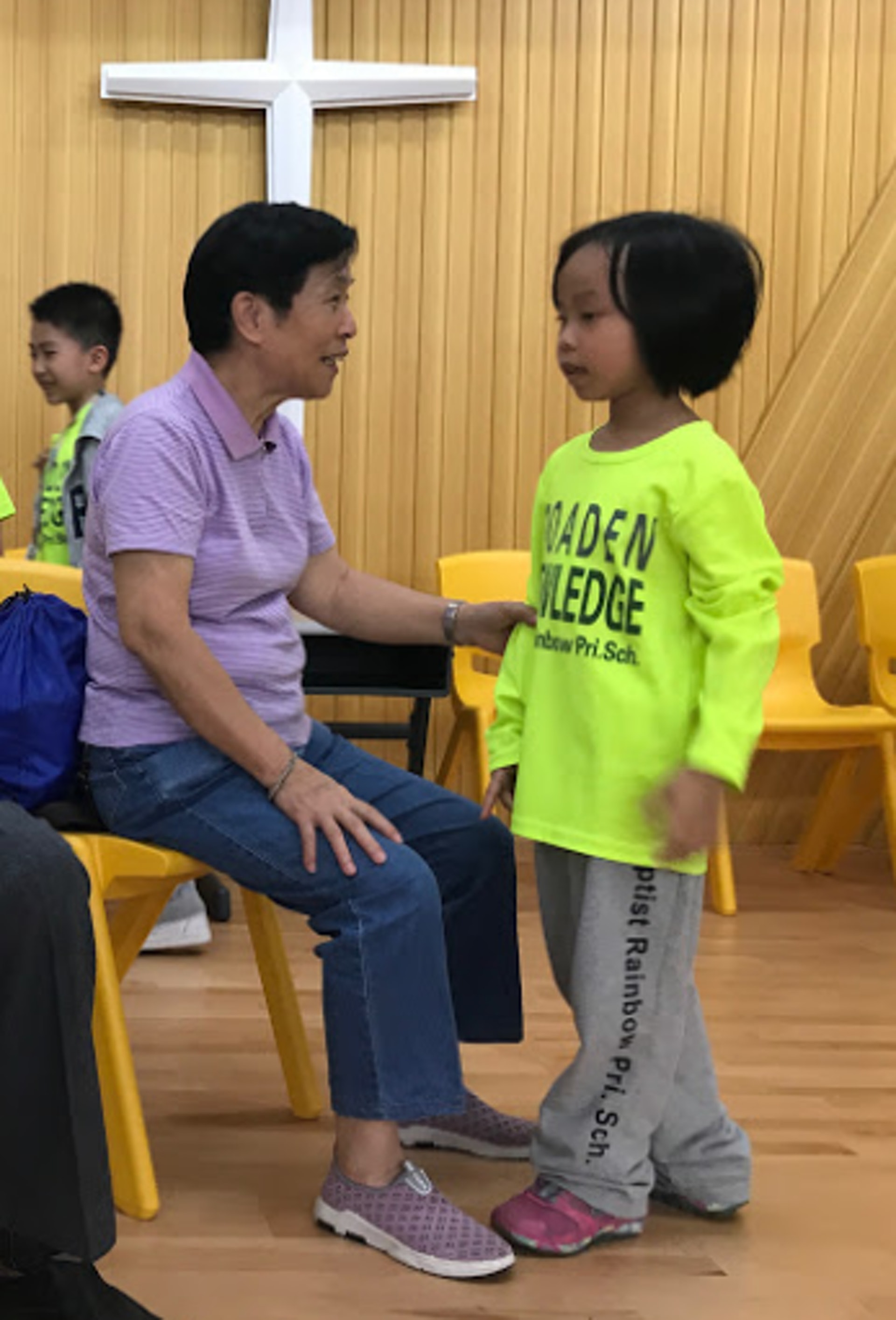 收集愛。(浸信會天虹小學圖片) 收集愛。(浸信會天虹小學圖片)