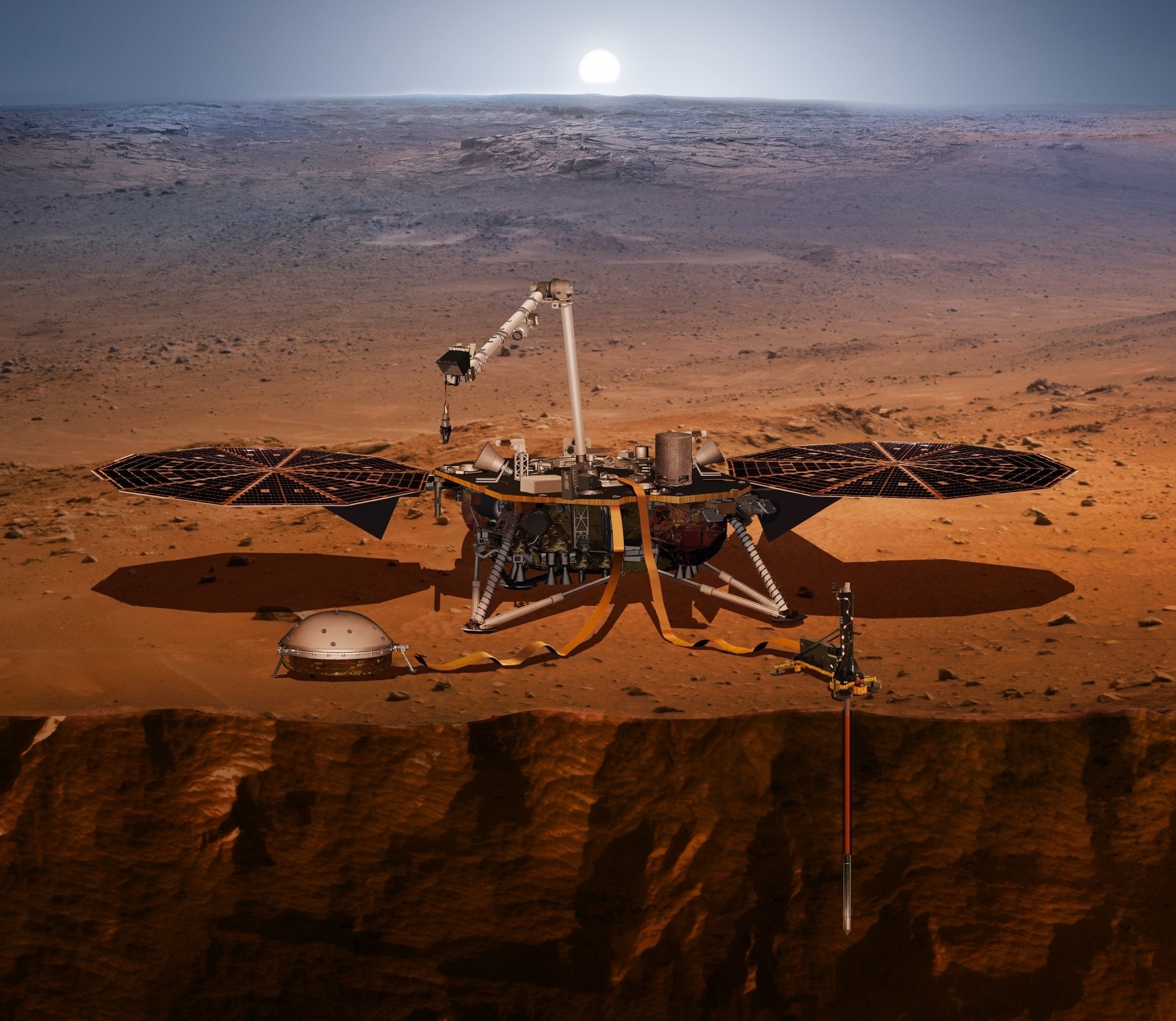 NASA「洞察號」登陸火星　全球睇實關鍵7分鐘