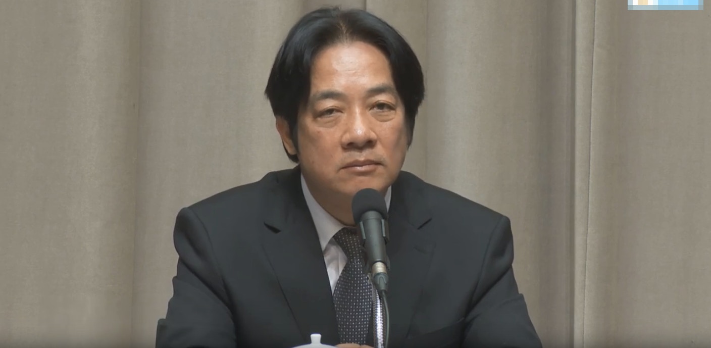 【台灣九合一】民進黨慘敗　賴清德留任行政院長：協助穩定政局