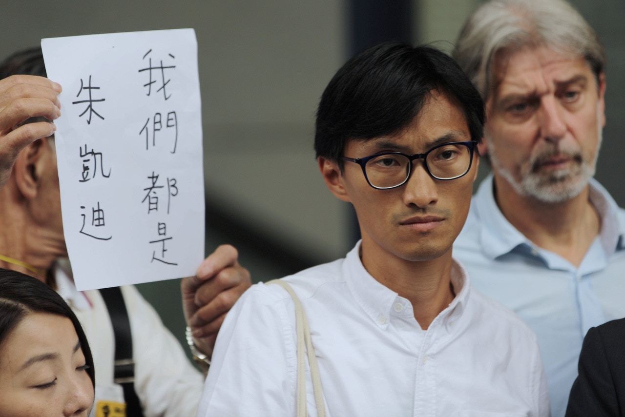 朱凱廸跟進橫洲棕地問題，並指因此事受到死亡恐嚇。（資料圖片）