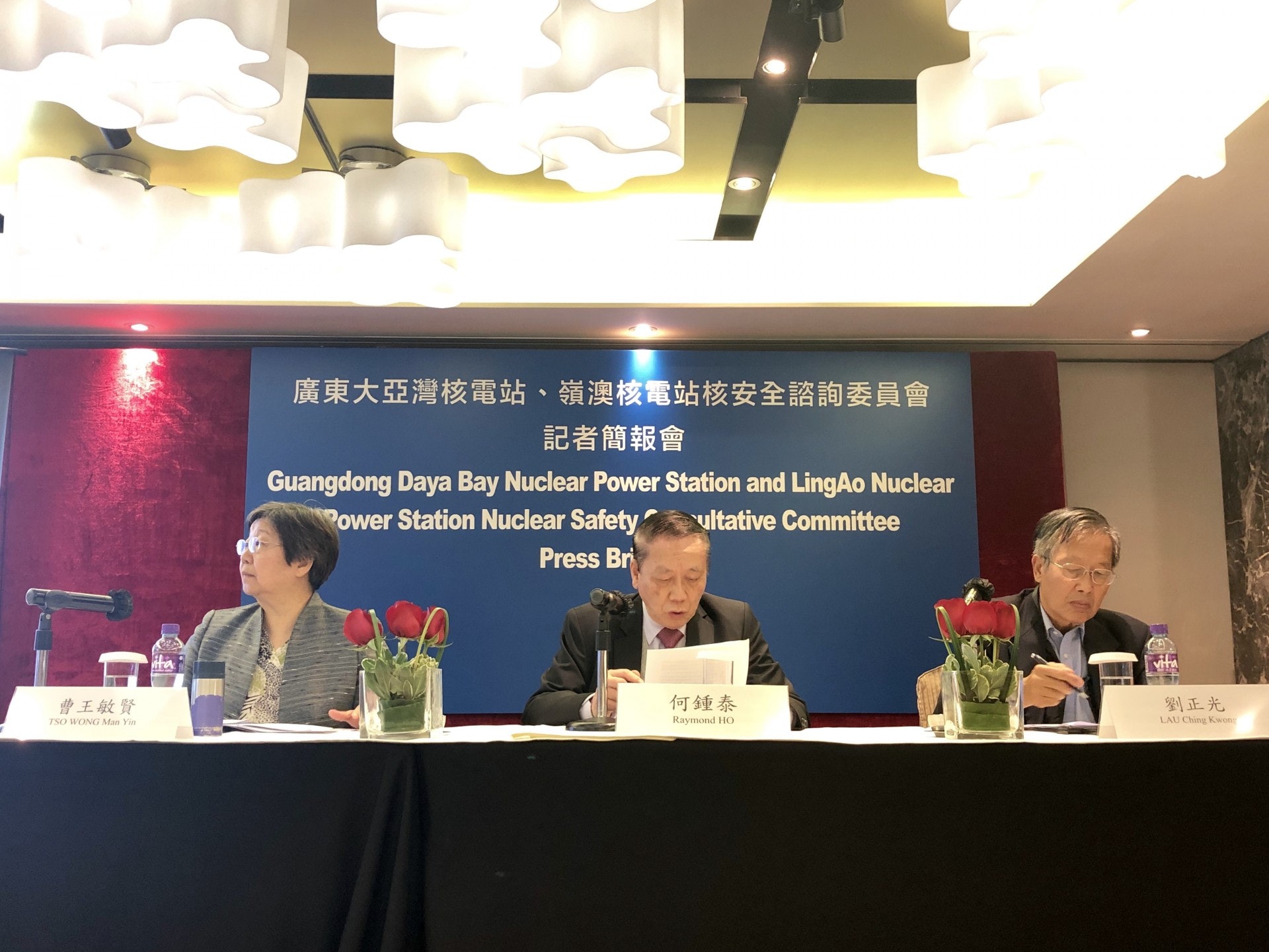 安諮會公布,颱風吹襲期間大亞灣核電基地人員及廠房設備安全,6台機組保持安全穩定運行。(勞敏儀攝) 安諮會公布,颱風吹襲期間大亞灣核電基地人員及廠房設備安全,6台機組保持安全穩定運行。(勞敏儀攝)