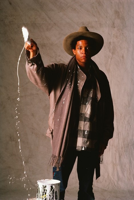 塗鴉大師jean Michel Basquiat曾當雜誌model 他穿上的品牌是 香港01 一物