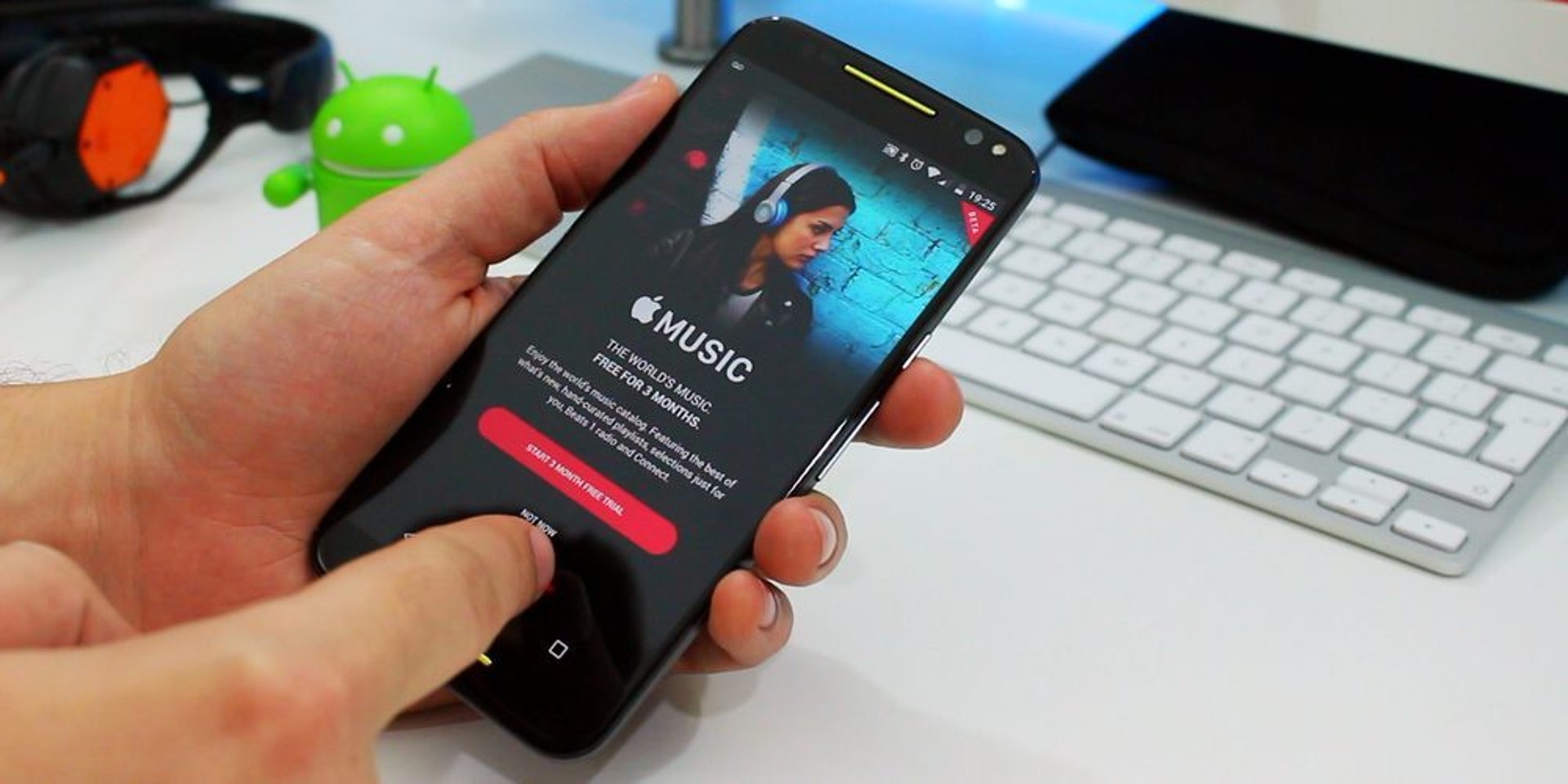 Apple Music 雖然早於 2015 年登陸 Andorid 平台,但一直不能在平板電腦上使用。 Apple Music 雖然早於 2015 年登陸 Andorid 平台,但一直不能在平板電腦上使用。
