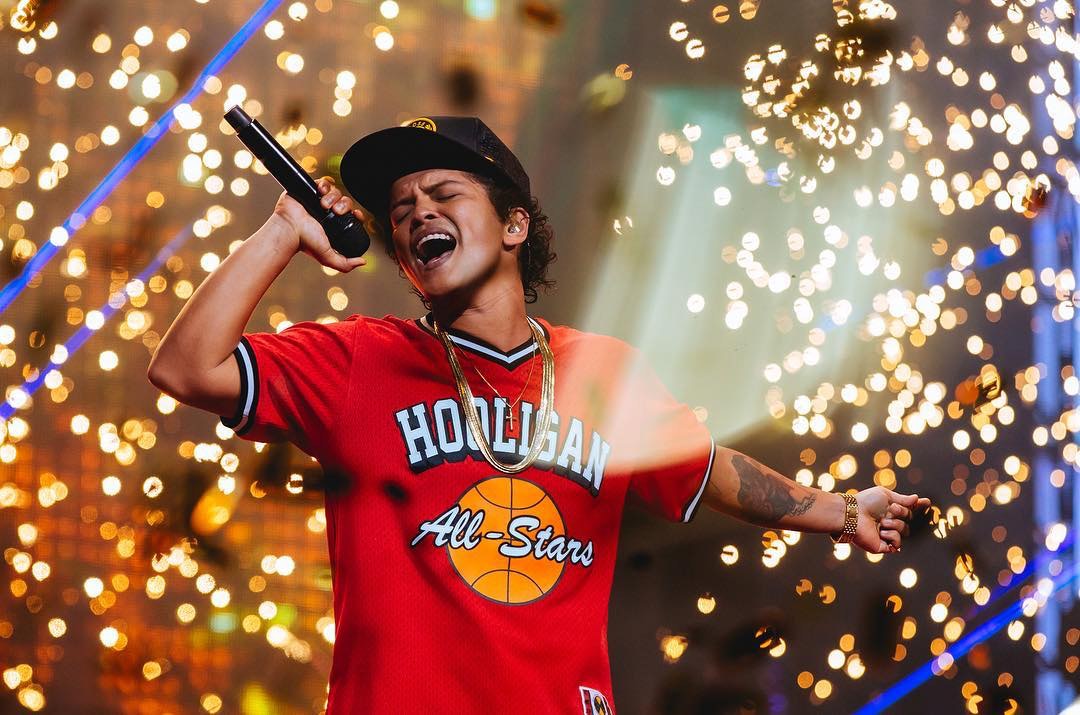 Bruno Mars的巡迴演唱會非常成功。（IG圖片）