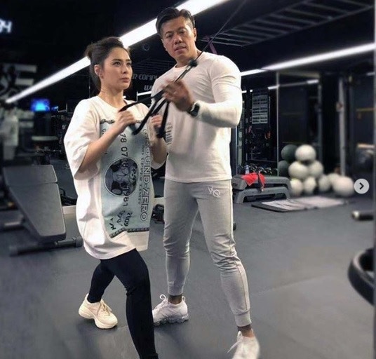 揚言為結婚努力減肥的阿嬌。(q_gill)