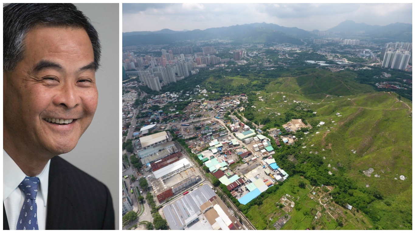 【橫洲爭議】梁振英:數日內交代難題 曾俊華負責土地執行細節 【橫洲爭議】梁振英:數日內交代難題 曾俊華負責土地執行細節
