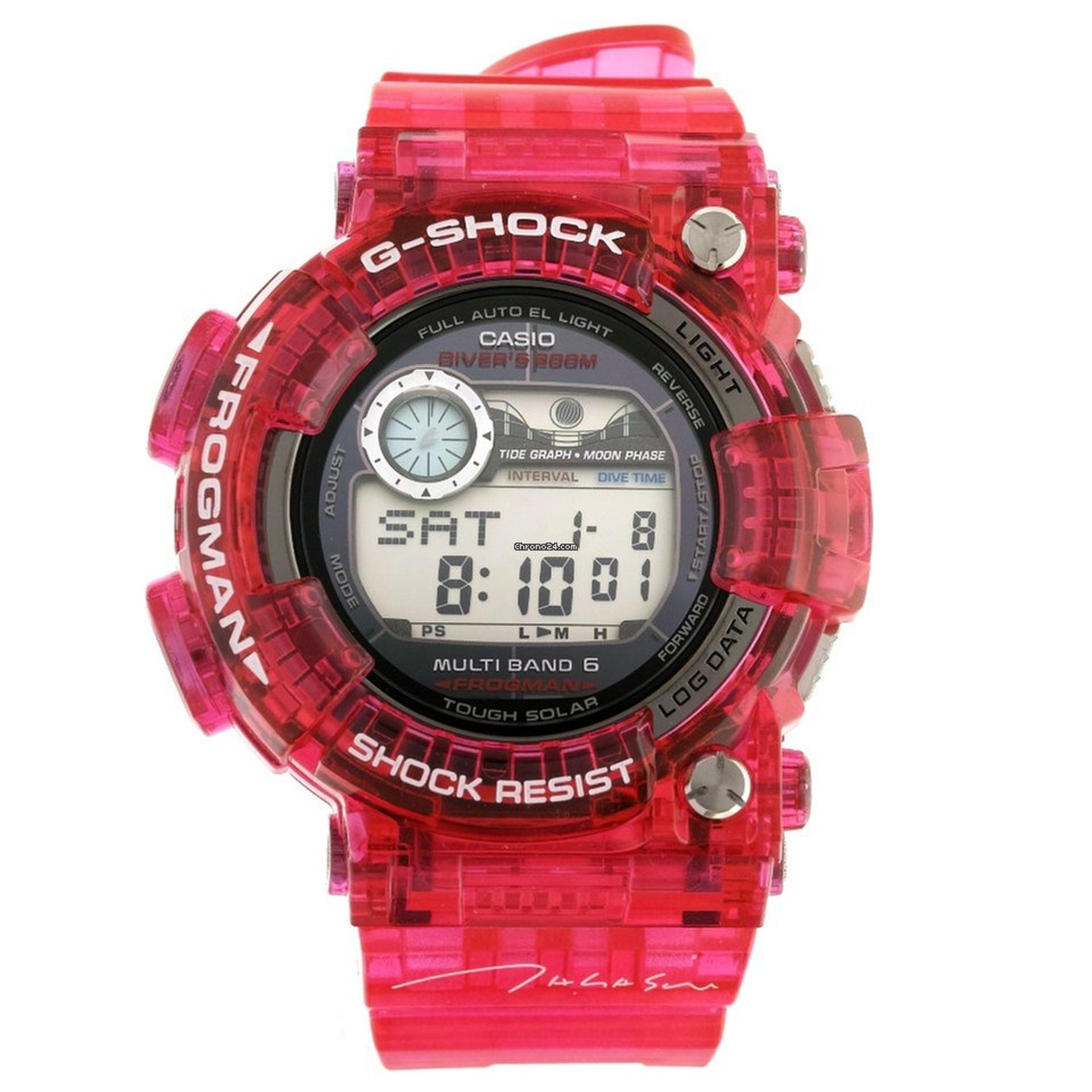 村上隆 × G-SHOCK FROGMAN GWF-1000TM,乃是當前市值最叫的G-SHOCK手錶。 村上隆 × G-SHOCK FROGMAN GWF-1000TM,乃是當前市值最叫的G-SHOCK手錶。