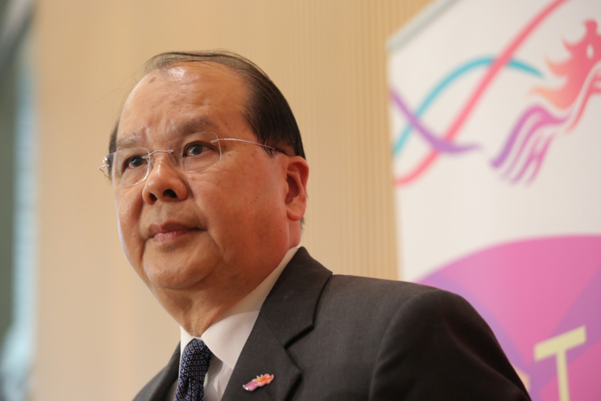 林鄭月娥離港期間,會由政務司司長張建宗署理特首職務。(資料圖片/林若勤攝) 林鄭月娥離港期間,會由政務司司長張建宗署理特首職務。(資料圖片/林若勤攝)