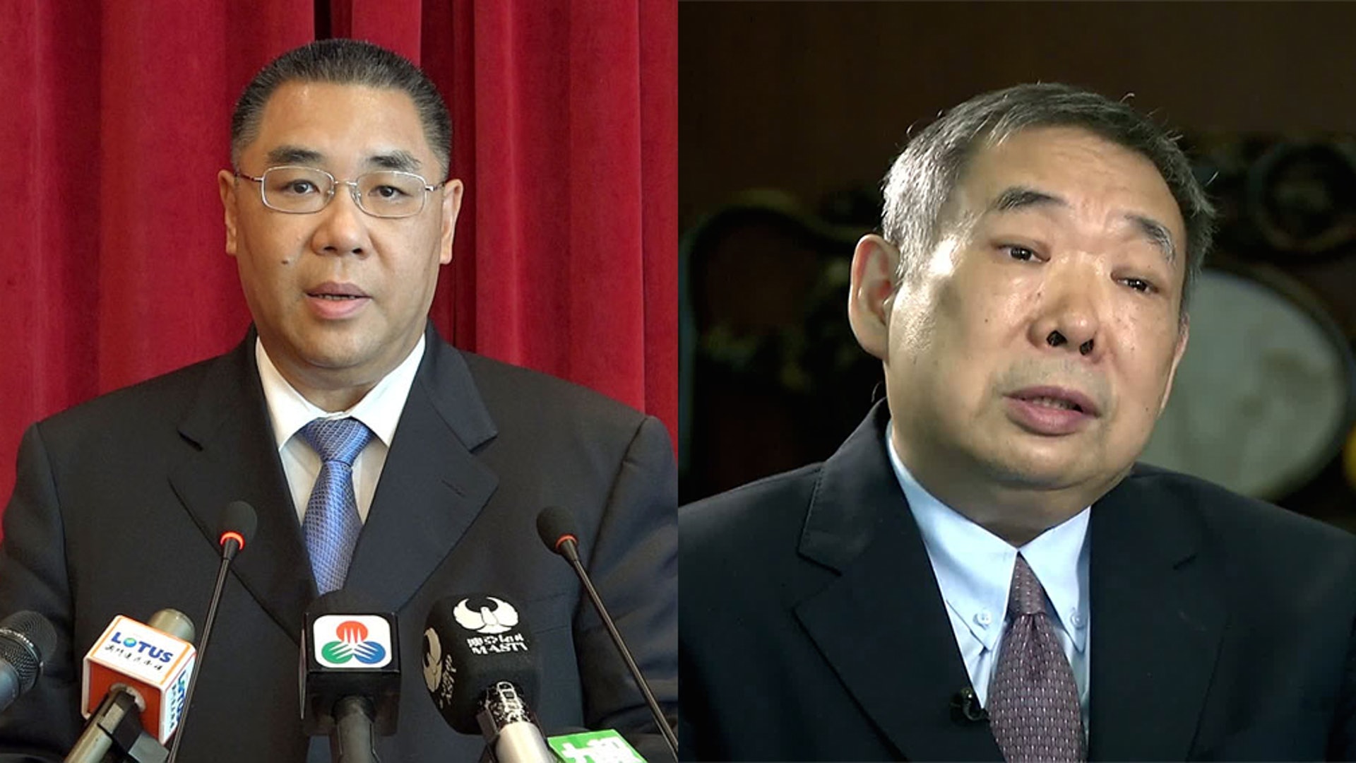 澳門特首崔世安(左)及其兄長、澳門立法會議員崔世昌(右),曾擔任合和實業BVI子公司的董事。(資料圖片) 澳門特首崔世安(左)及其兄長、澳門立法會議員崔世昌(右),曾擔任合和實業BVI子公司的董事。(資料圖片)