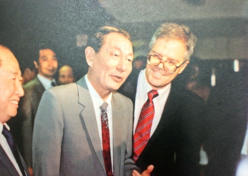 朱鎔基於80年代末出任上海市長，為其政壇更上一層樓的轉捩點。（新華社）