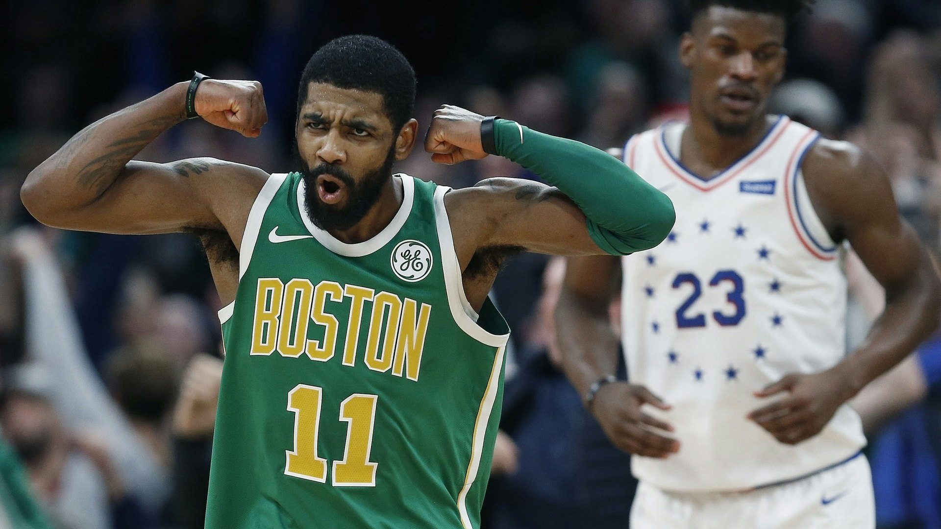 【NBA】K艾榮連環三分球打沉76人 塞爾特人加時贏121:114 【NBA】K艾榮連環三分球打沉76人 塞爾特人加時贏121:114