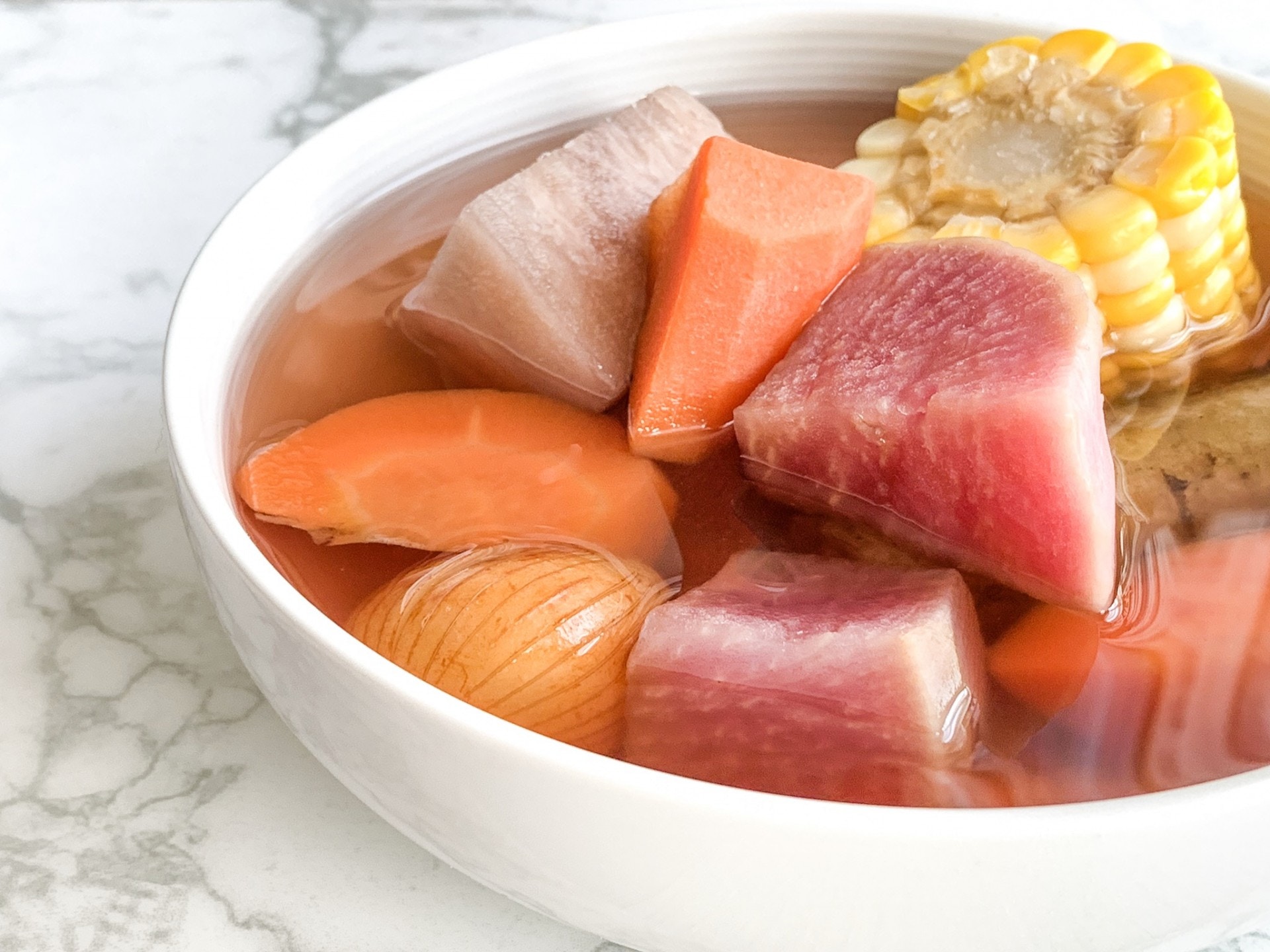 【健康湯水食譜】牛蒡粉葛心內美湯　火鍋後清熱解毒消滯