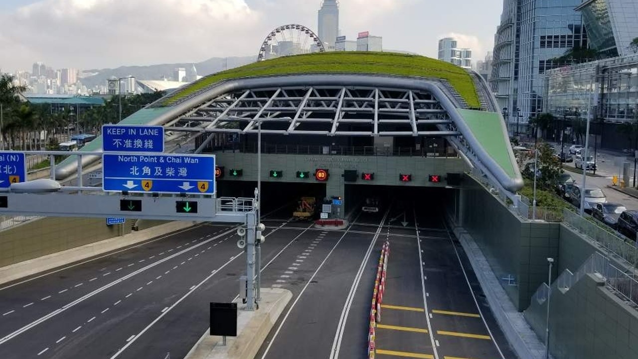 中環灣仔繞道明年1月20日通車 城巴新巴計劃六條巴士線行經 中環灣仔繞道明年1月20日通車 城巴新巴計劃六條巴士線行經