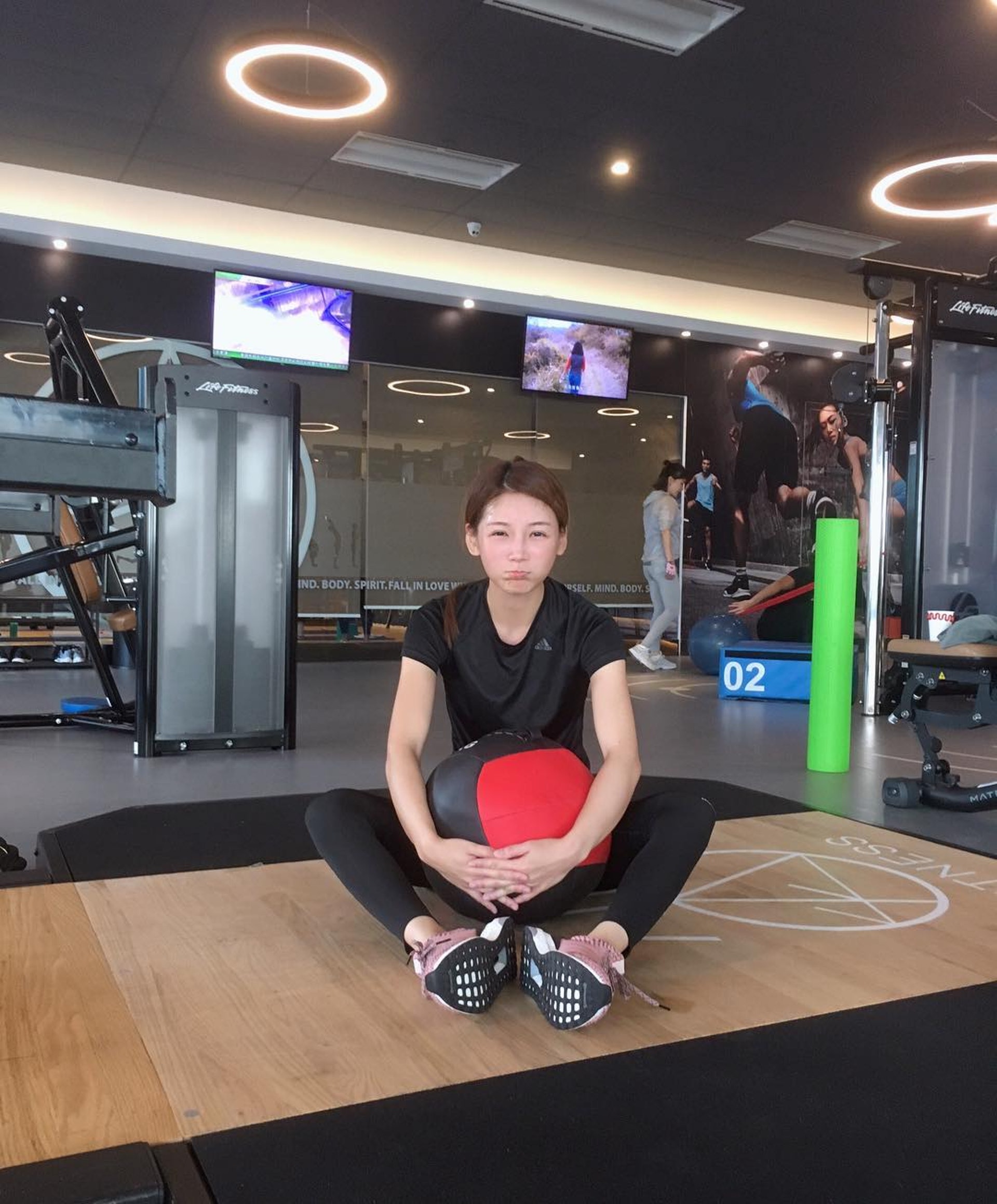 簡淑兒話自己用咗半年時間先練成六舊腹肌。(IG圖片) 簡淑兒話自己用咗半年時間先練成六舊腹肌。(IG圖片)
