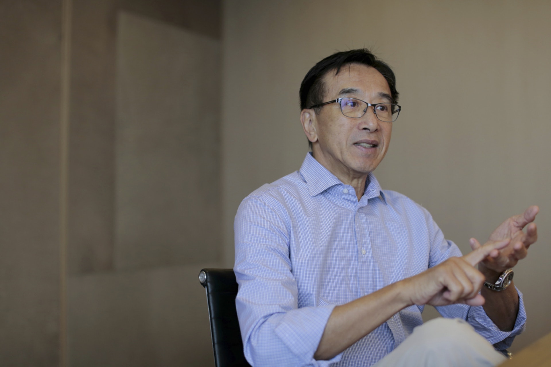 田北俊質疑,梁振英兼任特首與國家領導人身份有衝突。(資料圖片) 田北俊質疑,梁振英兼任特首與國家領導人身份有衝突。(資料圖片)