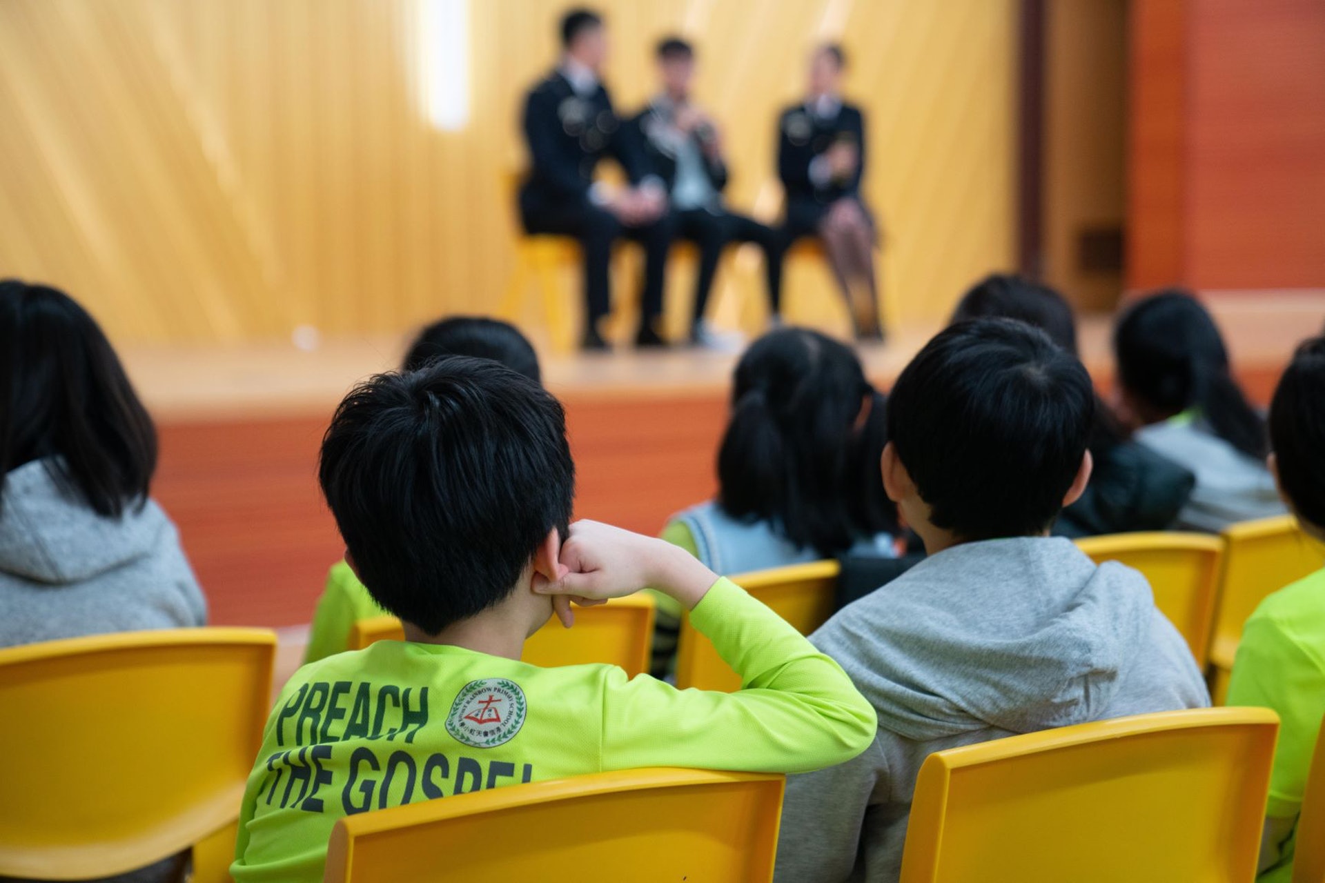 過來人呀凱分享自己的經歷。(吳鍾坤攝) 過來人呀凱分享自己的經歷。(吳鍾坤攝)