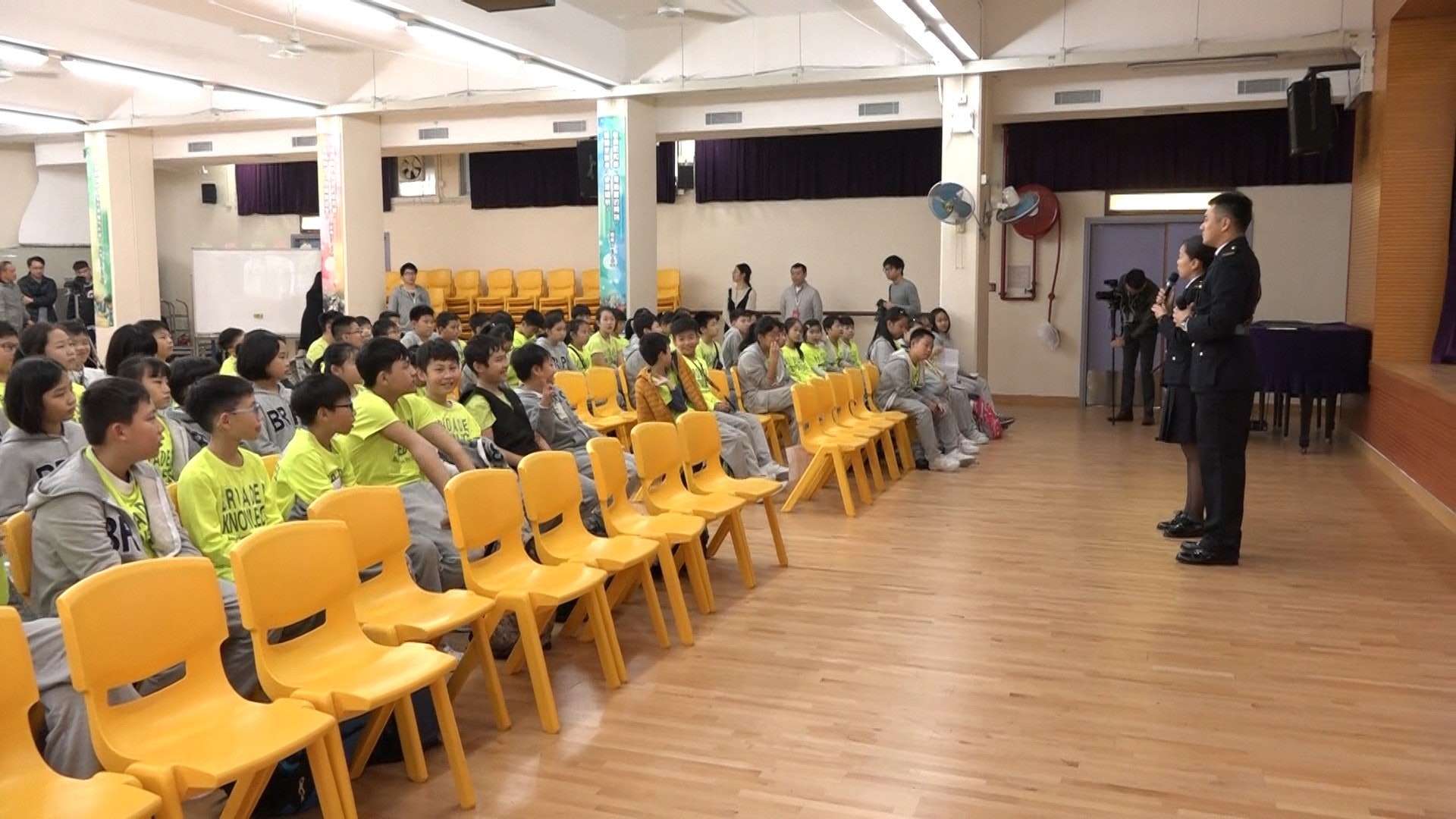 浸信會天虹小學聯同懲教署於1月8日舉辦「信有明天」活動。(譚威權攝) 浸信會天虹小學聯同懲教署於1月8日舉辦「信有明天」活動。(譚威權攝)