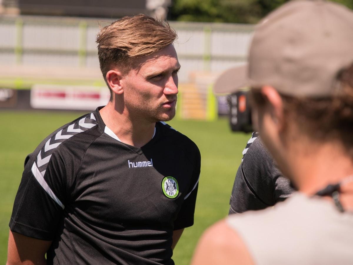 格連森林(Forest Green Rovers)中場Dayle Grubb因加入球隊而成為素食者。(網上圖片) 格連森林(Forest Green Rovers)中場Dayle Grubb因加入球隊而成為素食者。(網上圖片)