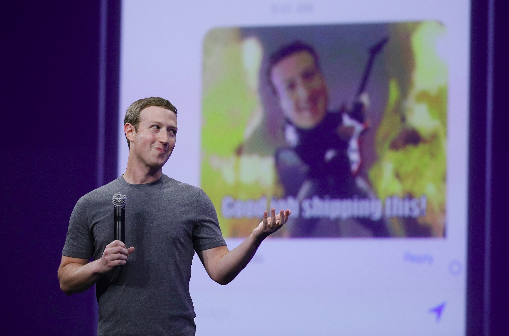 Facebook創辦人兼行政總裁朱克伯格表示，新一年的目標是創造一個人工智能系統。（資料圖片）