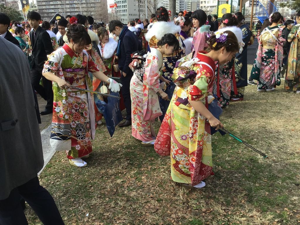 多圖 男變暴走族女變花魁日本北九州成人式瘋狂背後有段故