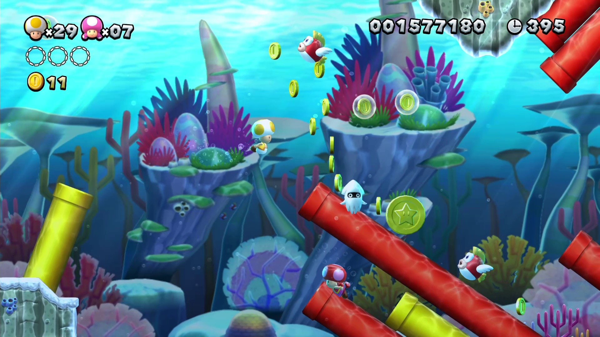 Super Mario Bros U Deluxe攻略 全星星金幣取得 薄荷諸島 Super Mario Bros U Deluxe攻略 全星星金幣取得 薄荷諸島