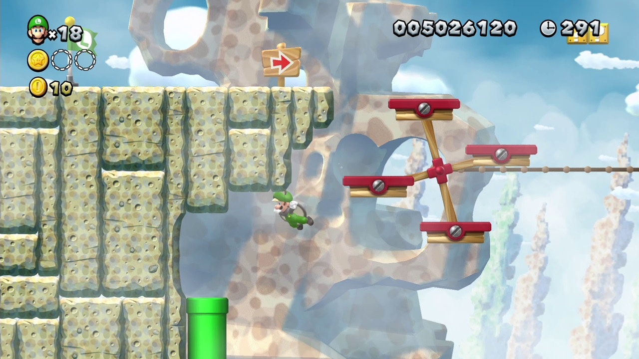 Super Mario Bros U Deluxe攻略 全星星金幣取得 岩石山脈