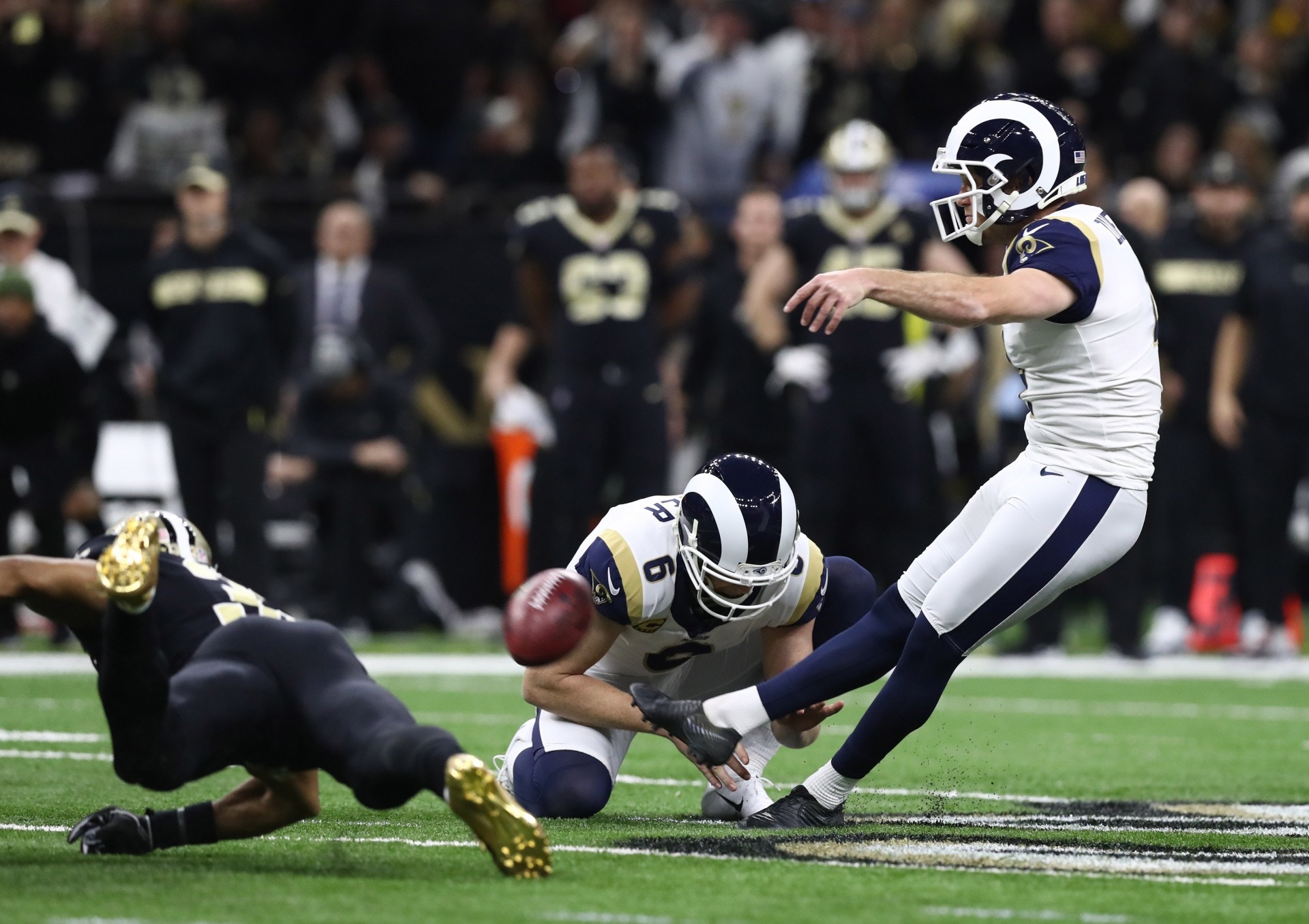 【NFL季後賽】公羊加時57碼射門氣走聖徒　超級碗決戰愛國者