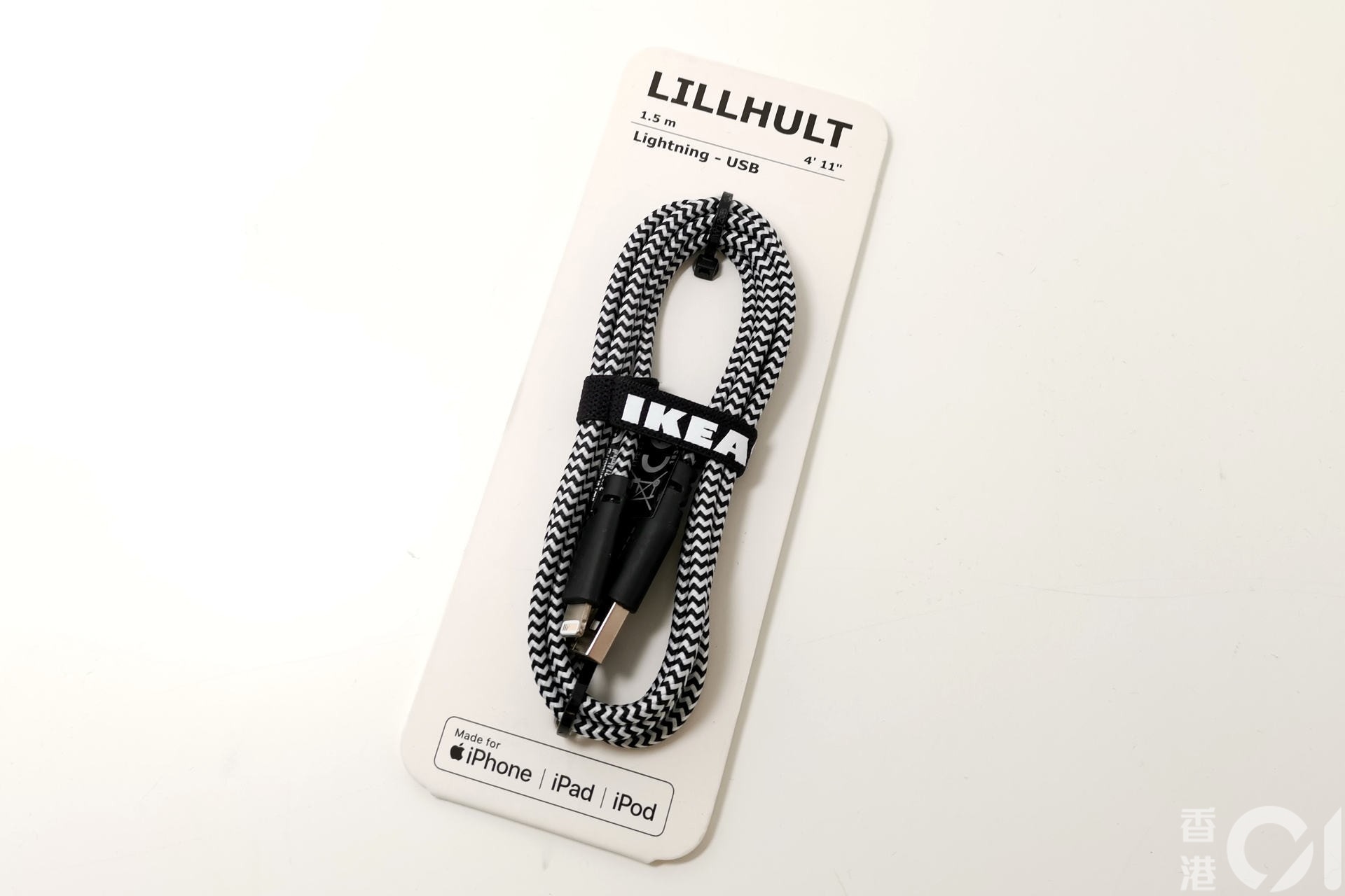 Ikea 平玩mfi 認證iphone Lightning 線