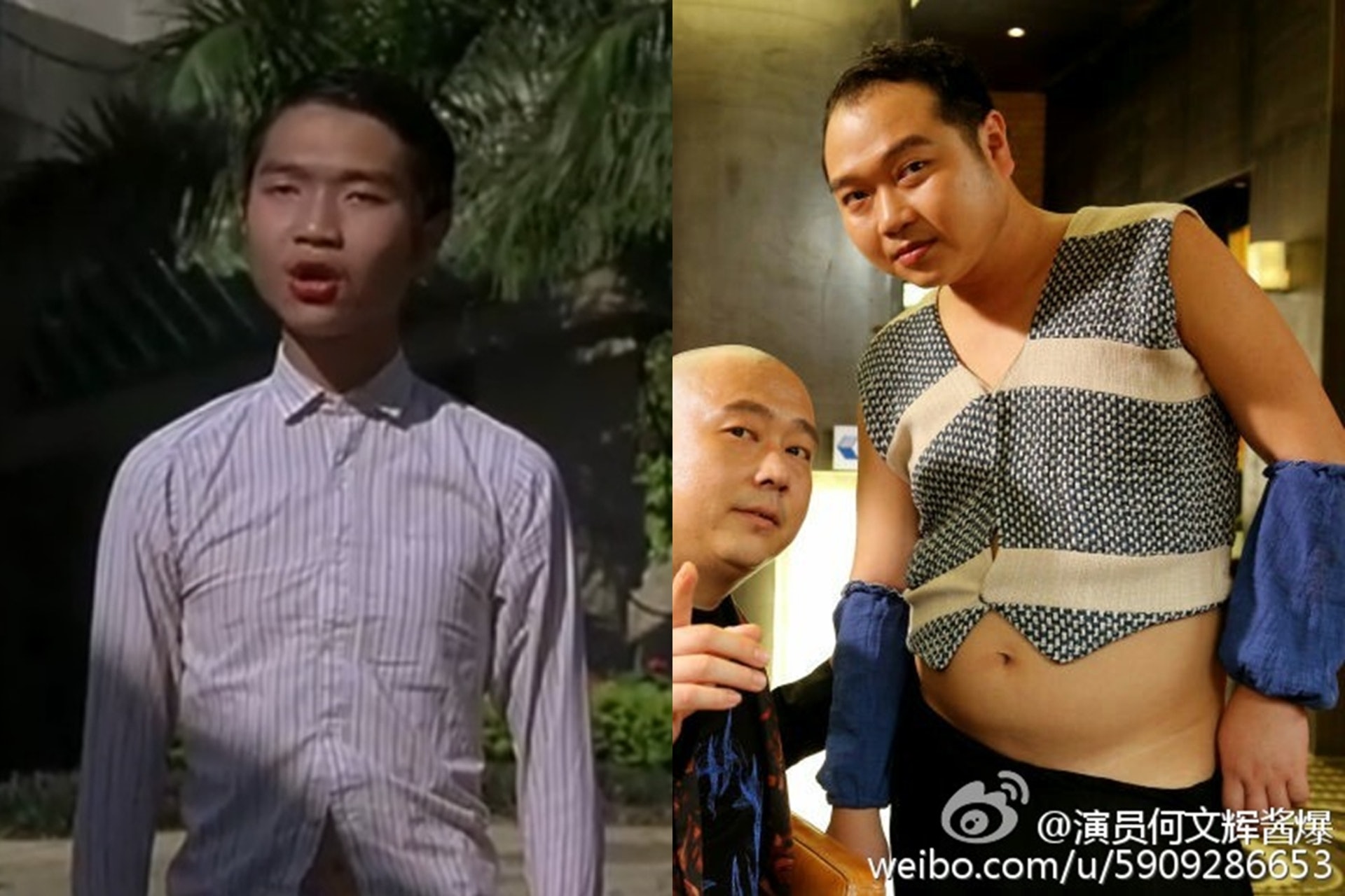 15年後的「醬爆」變成「漲爆」,他現在是事業與家庭並重的人生勝利組。(網上圖片、微博圖片) 15年後的「醬爆」變成「漲爆」,他現在是事業與家庭並重的人生勝利組。(網上圖片、微博圖片)
