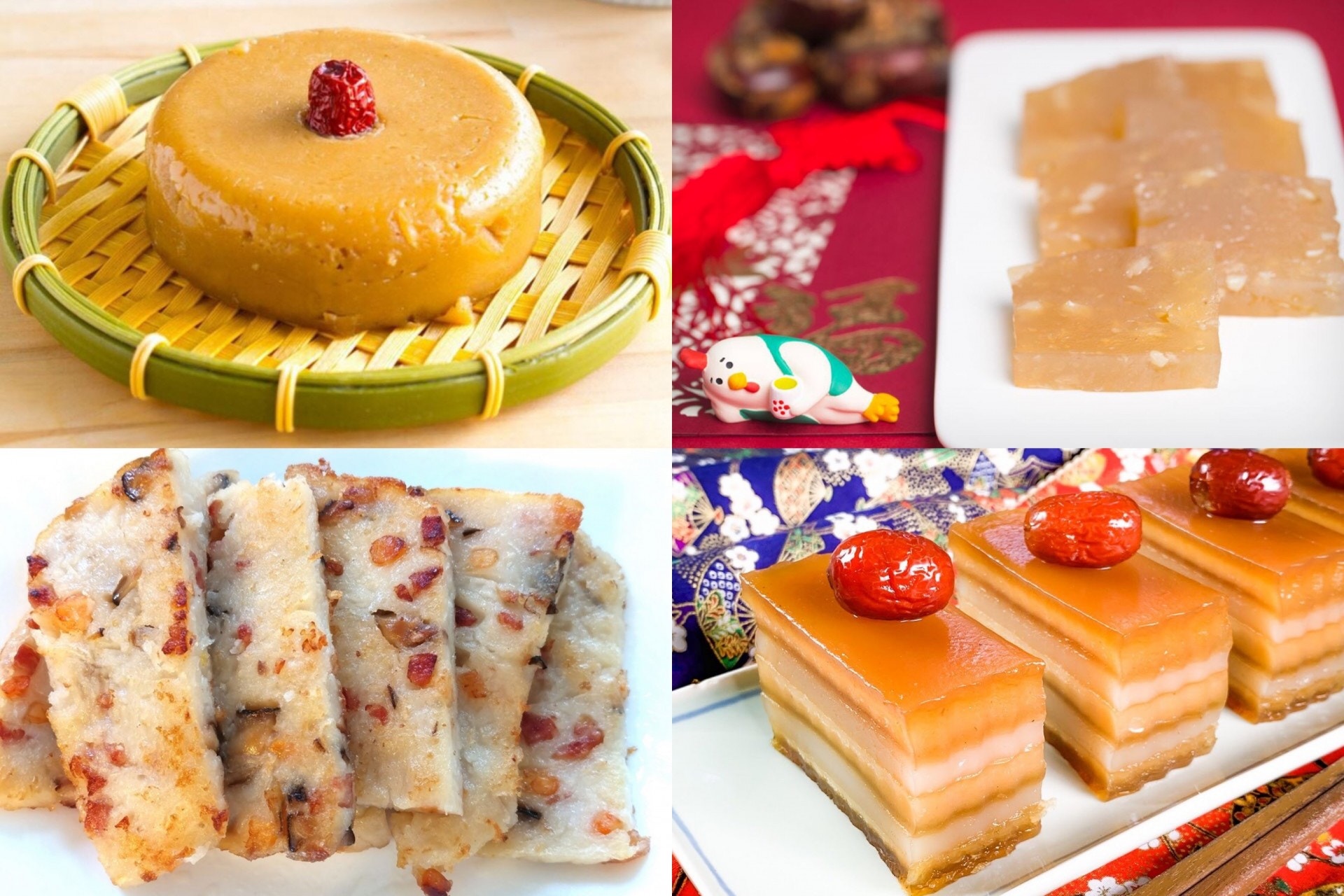【新年食譜】簡易糕點食譜合集！輕鬆整年糕、蘿蔔糕、芋頭糕！