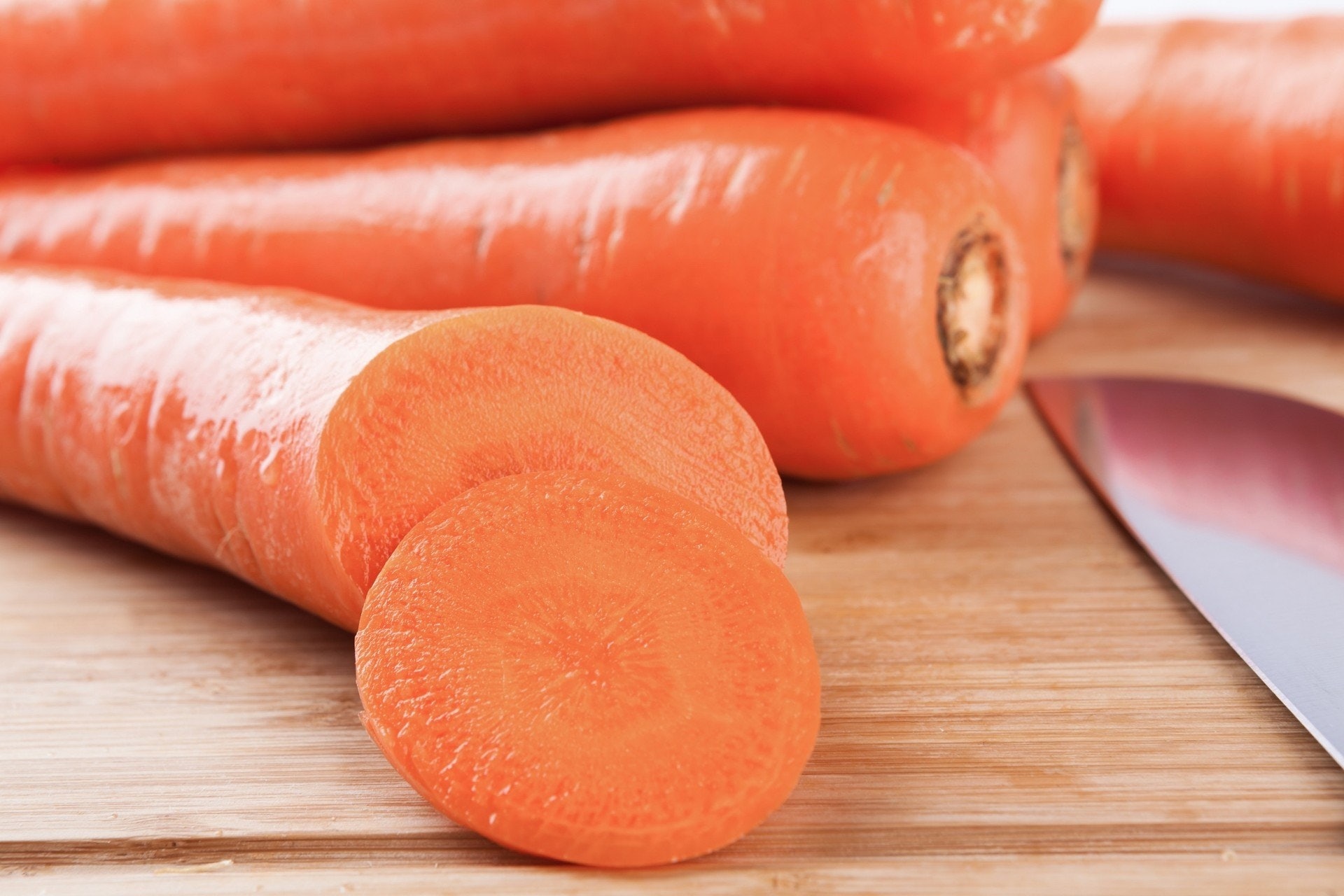 紅蘿蔔，味甘，性平，有健胃消食、養肝明目的功效。(VCG)