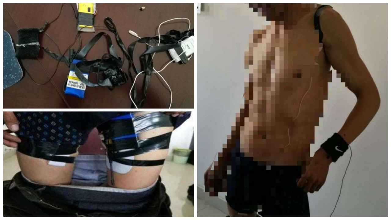 江蘇漢駕考筆試被揭作弊 一身裝備令警員震驚:簡直特工級 江蘇漢駕考筆試被揭作弊 一身裝備令警員震驚:簡直特工級