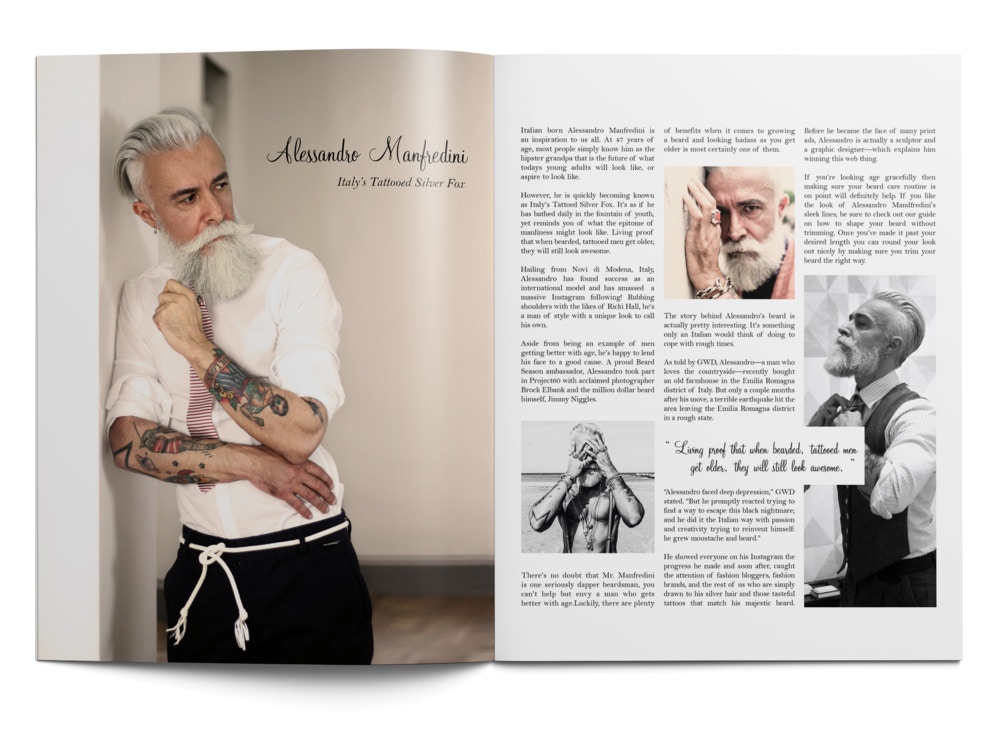 Alessandro Manfredini | Beard styles, Cool outfits for men, Dad fashion