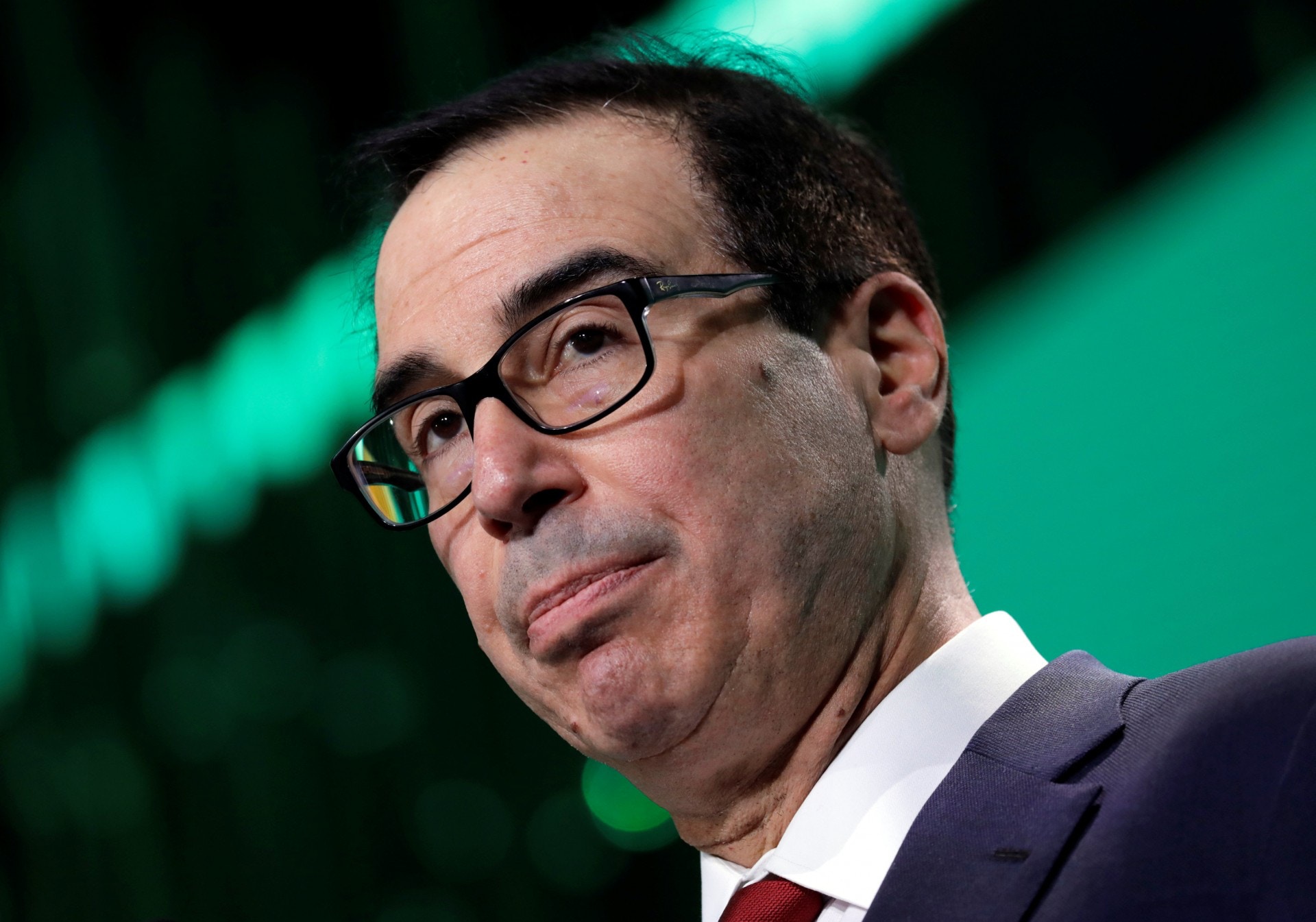 有份參與談判的美國財長姆努欽（Steven Mnuchin）日前就表示華為事件與貿易談判分開。（路透社）