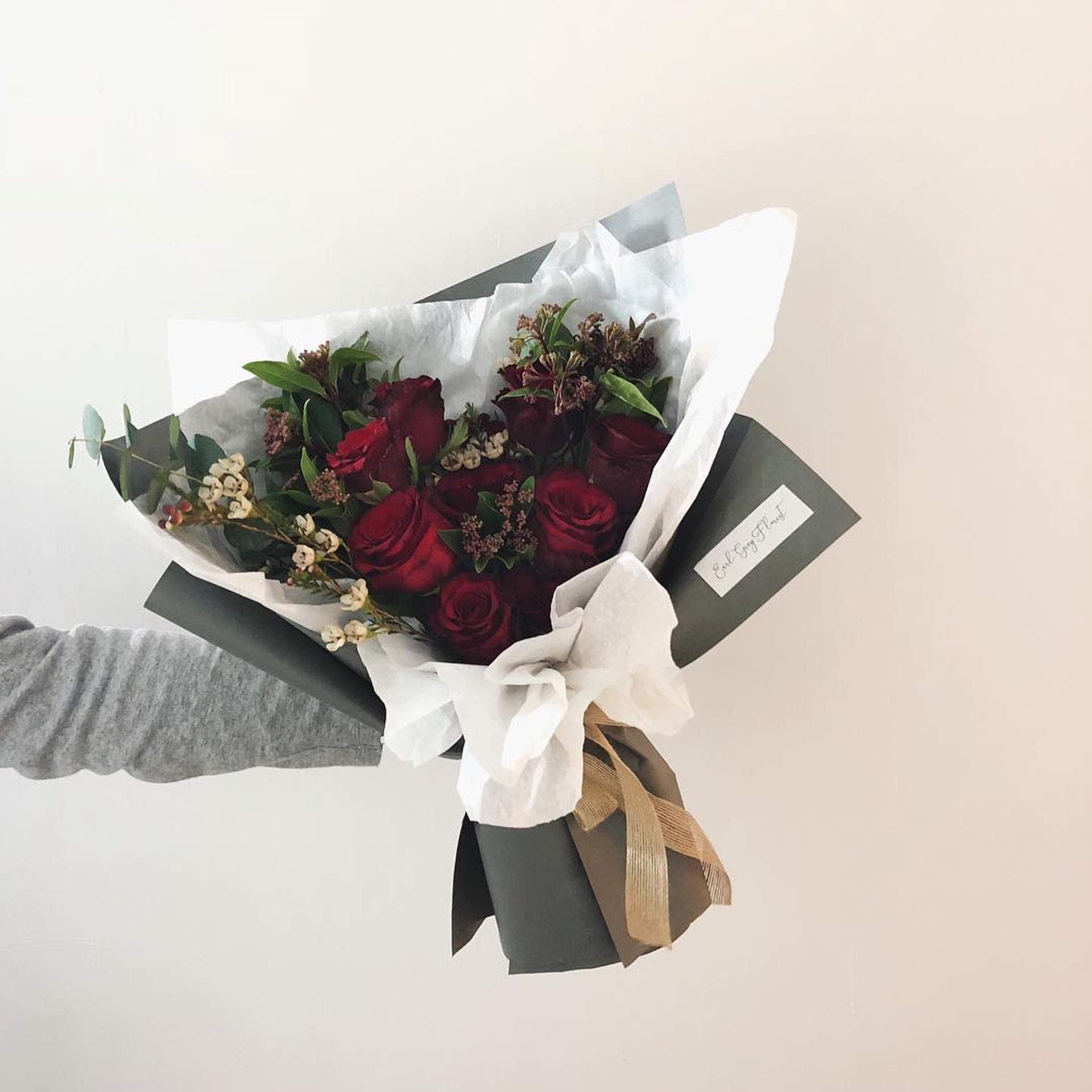 心型花束$780(Instagram:earlgrey.florist) 心型花束$780(Instagram:earlgrey.florist)